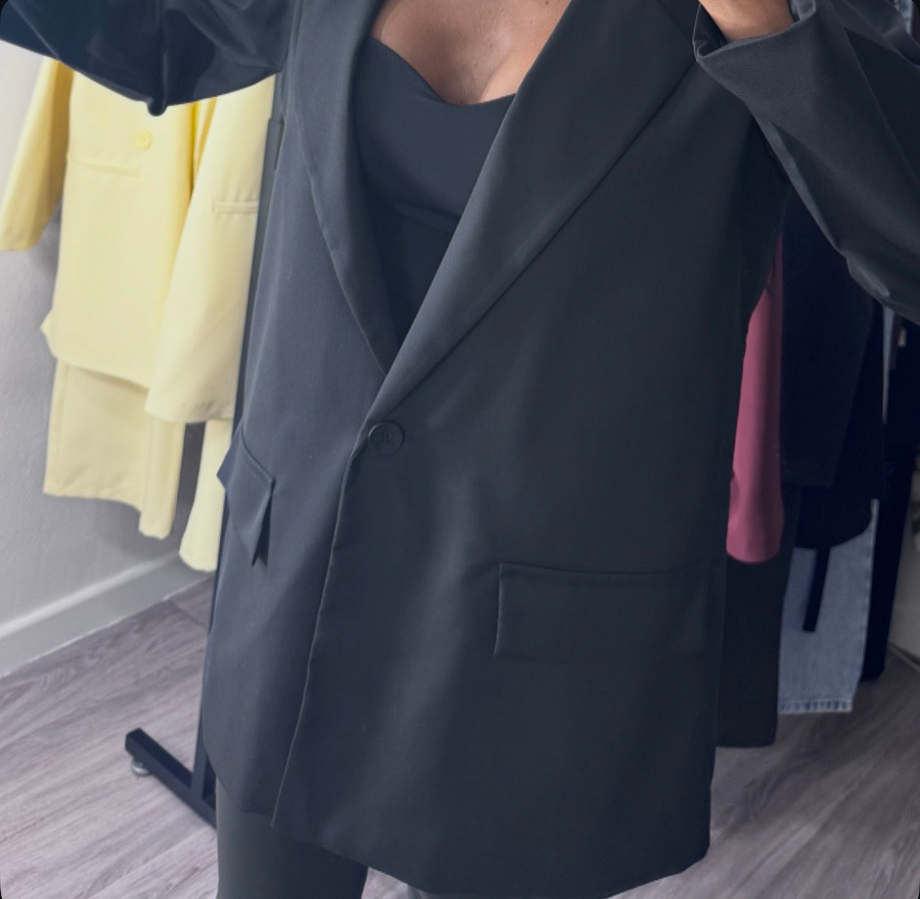 VESTE AMAYA NOIR