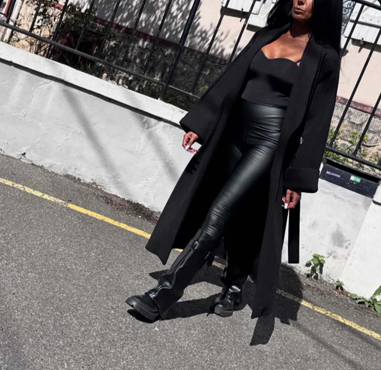 Manteau Oversize LIZA Noir