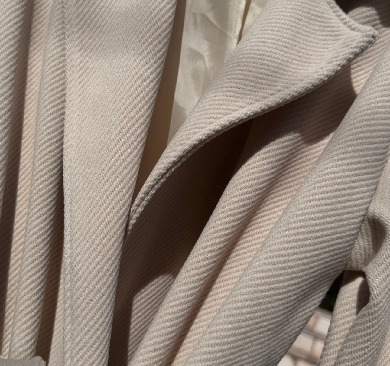 Trench Épais Oversize BAYA Beige Foncé