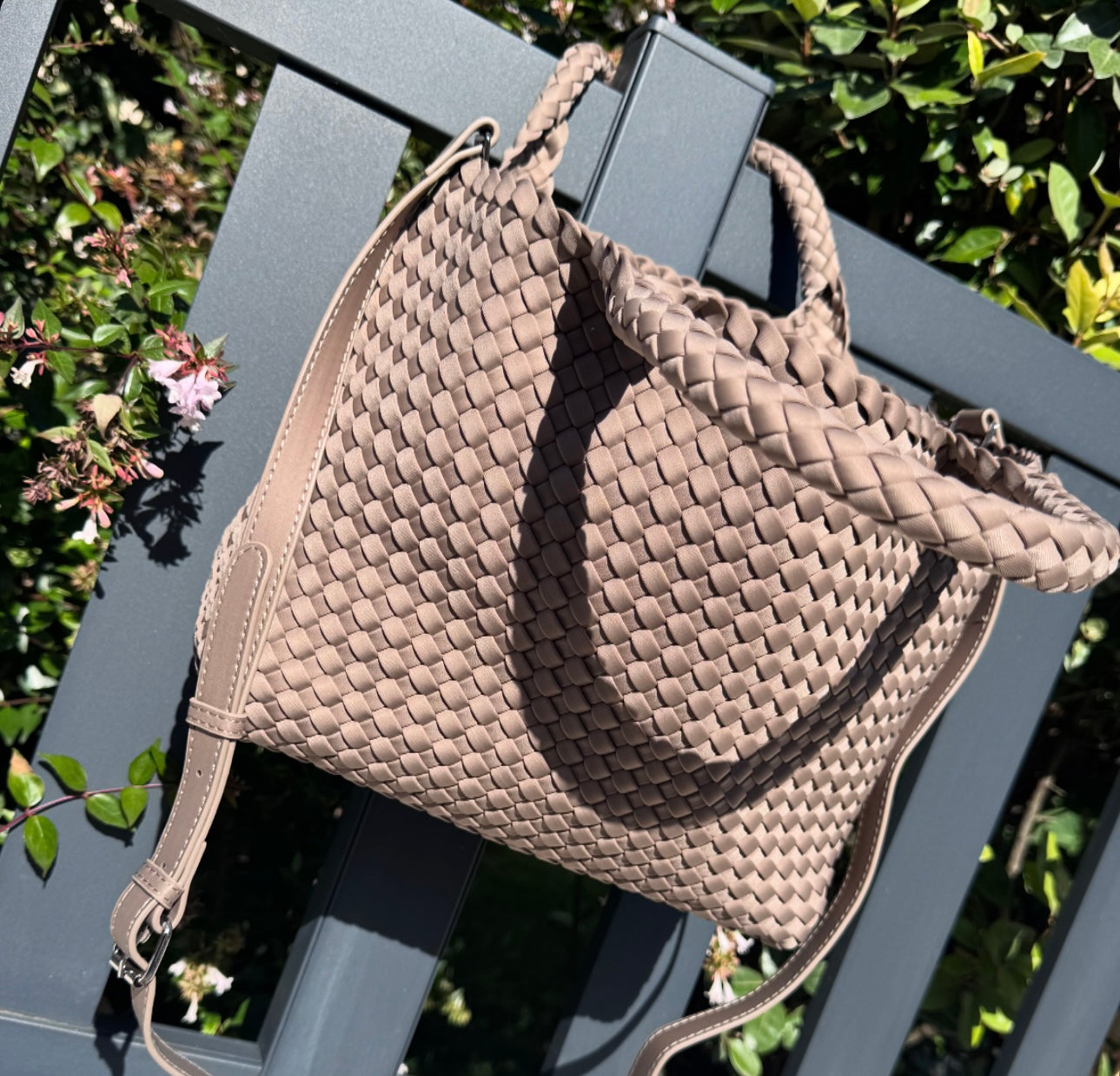 SAC Fourre-tout Tressé ALMA Beige