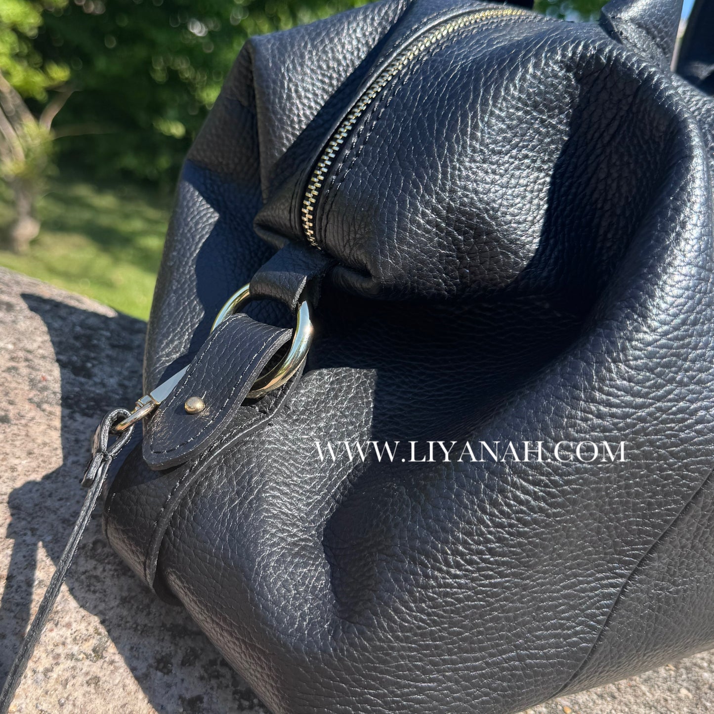 SAC FOURRE-TOUT CUIR OUZOI NOIR