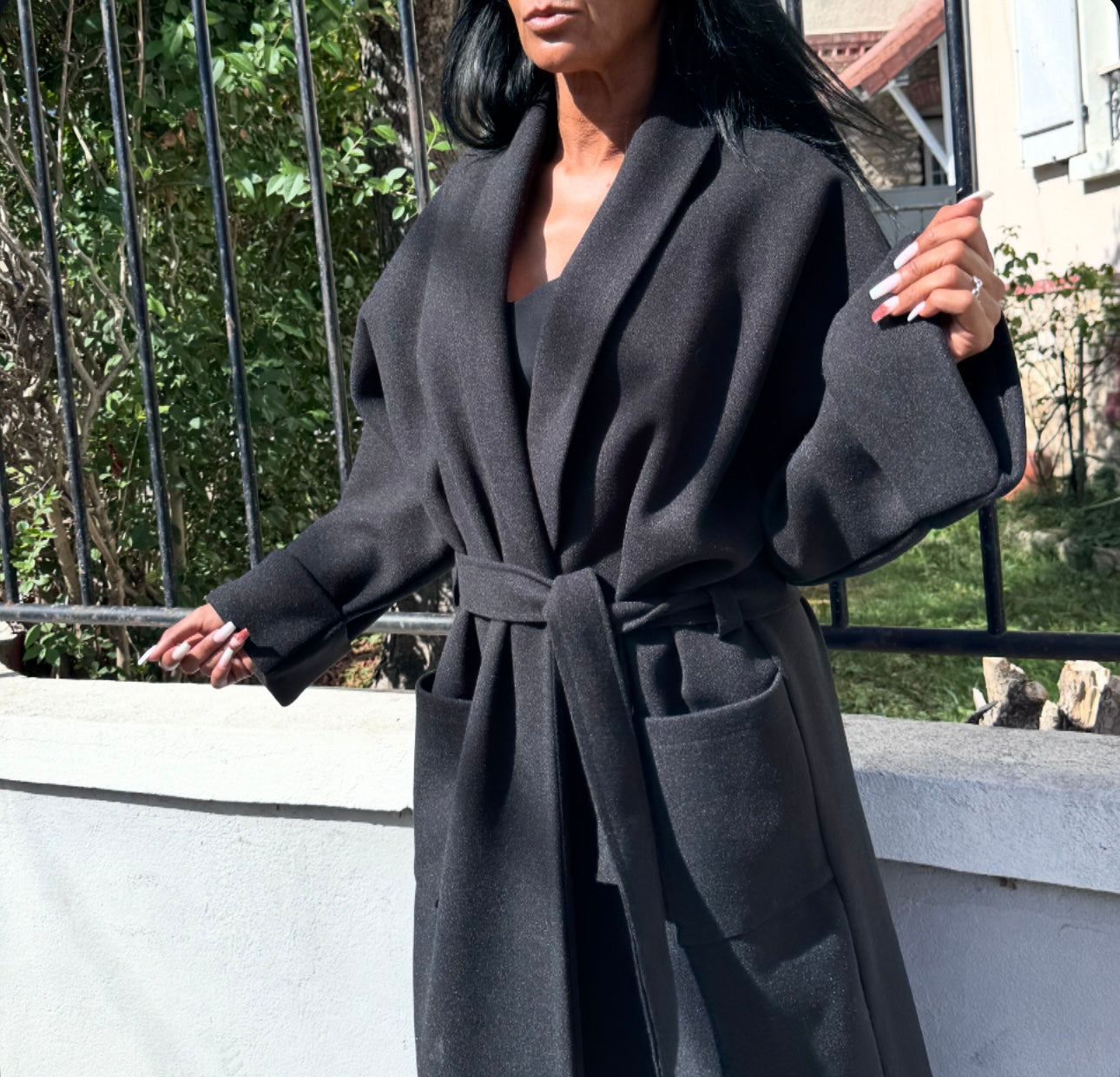 Manteau Oversize LIZA Noir