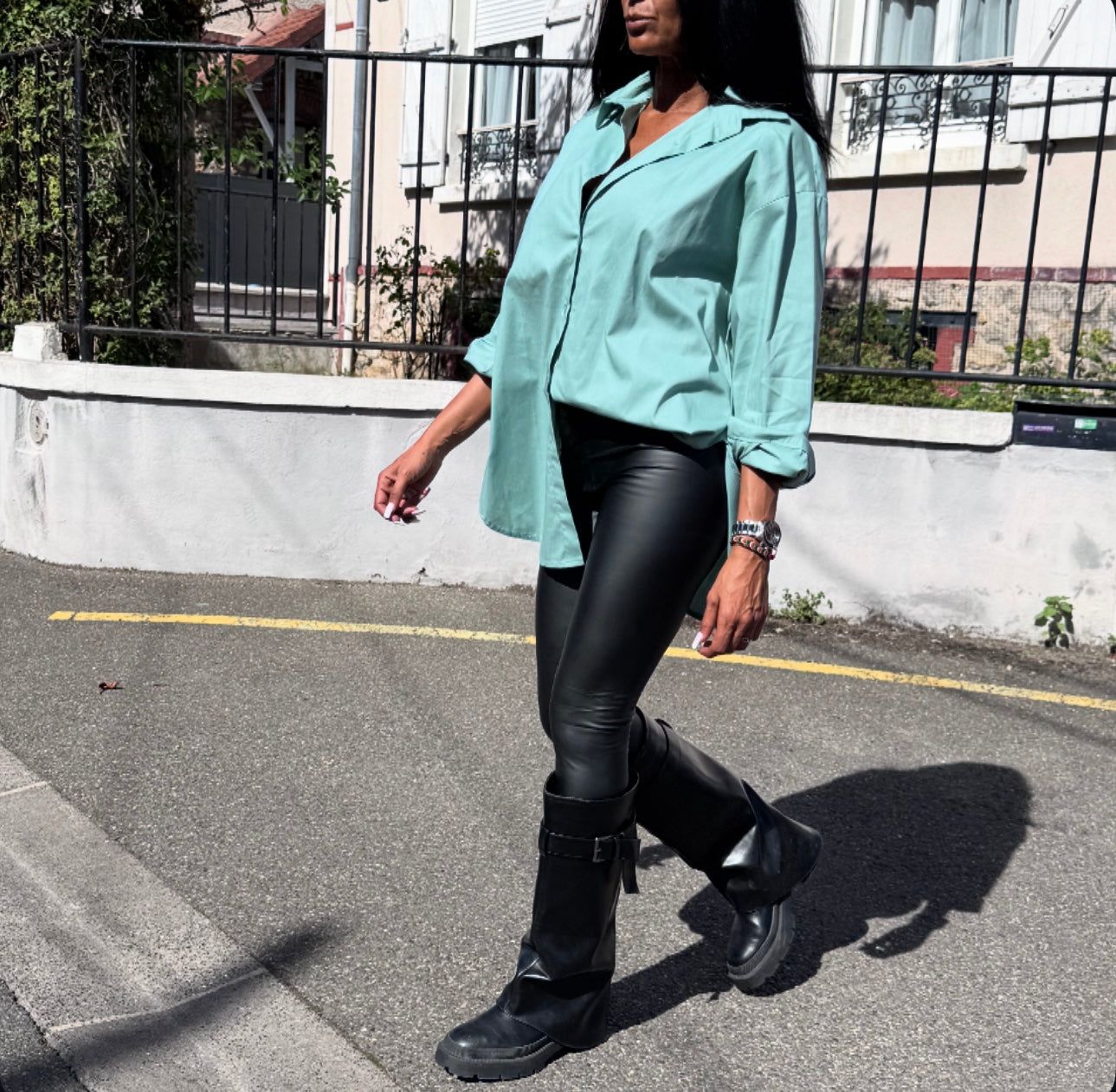 Chemise SAPA Noir, Blanc, Bleu, Vert
