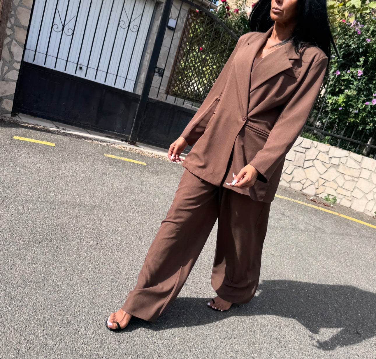 Tailleur LUANA Chocolat