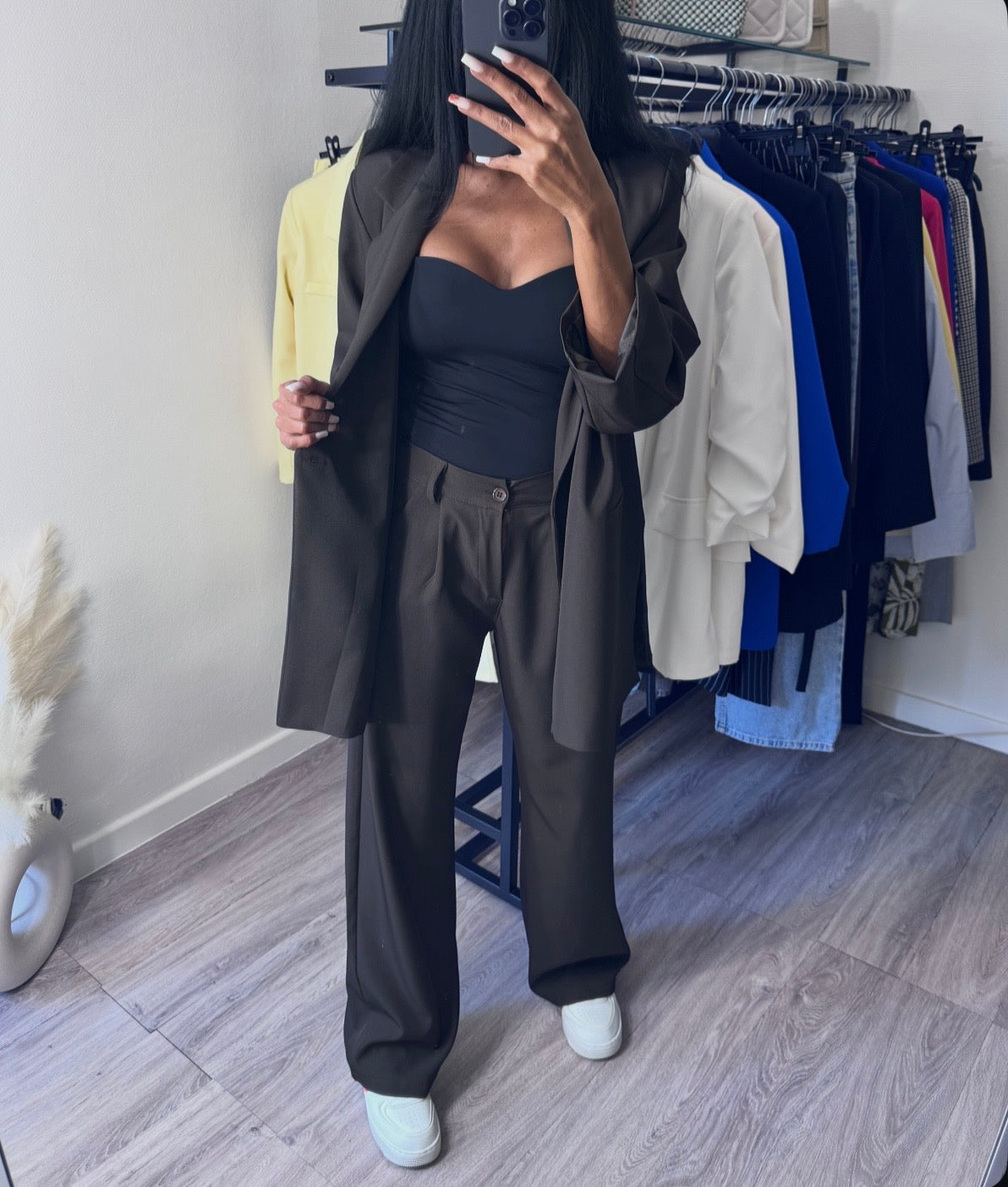 Tailleur LOUBA BRUN ANTHRACITE