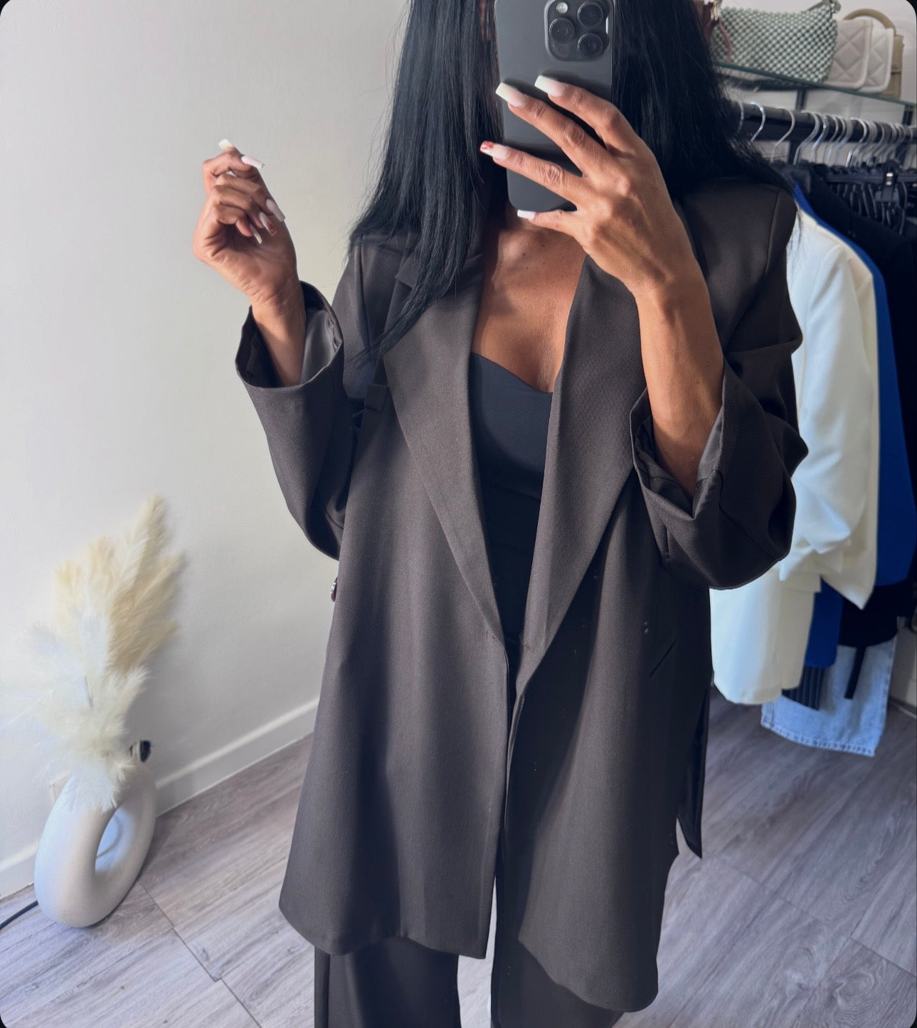 Tailleur LOUBA BRUN ANTHRACITE
