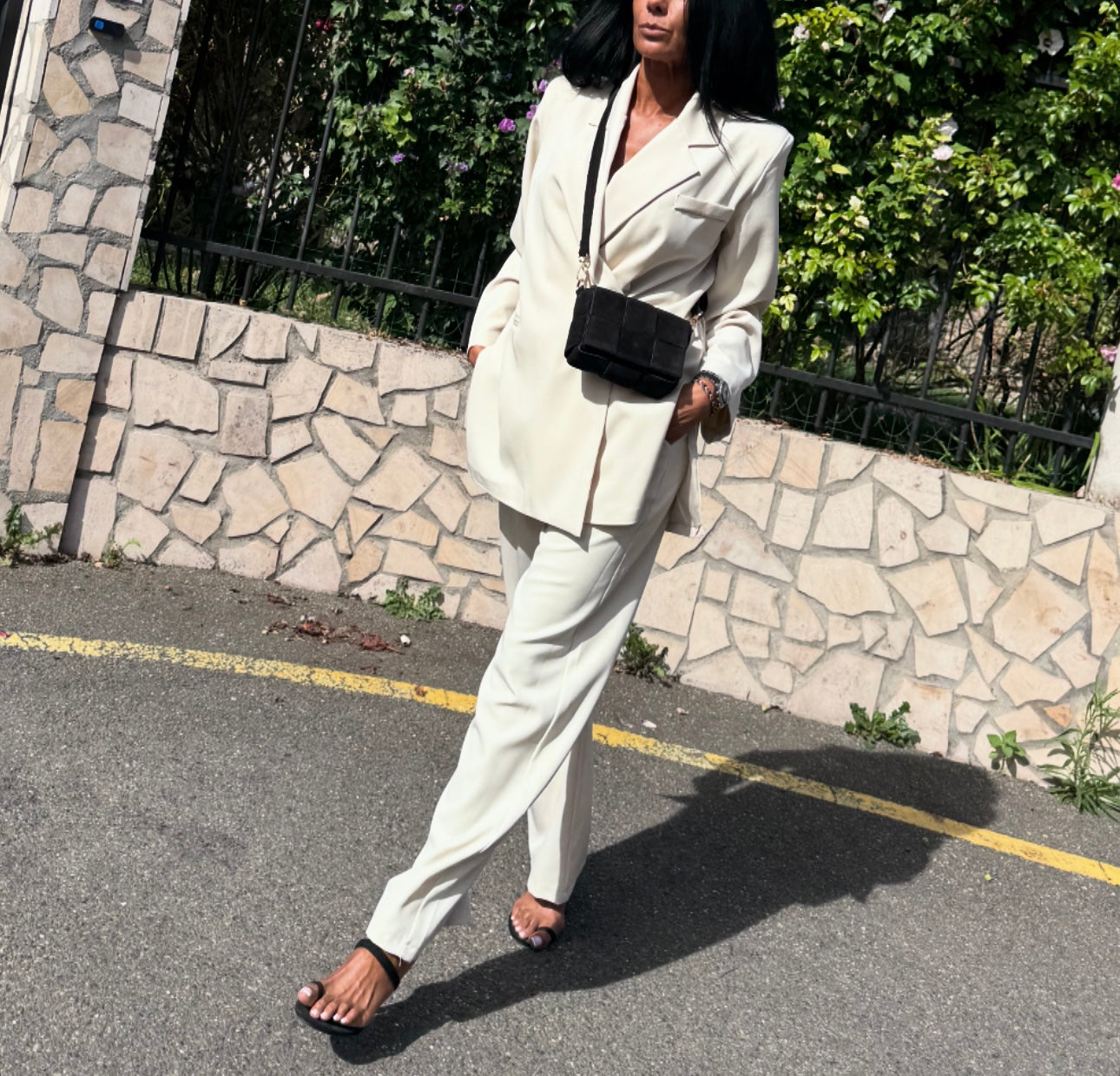 SAC Mini CUIR DAIM SIYA Noir