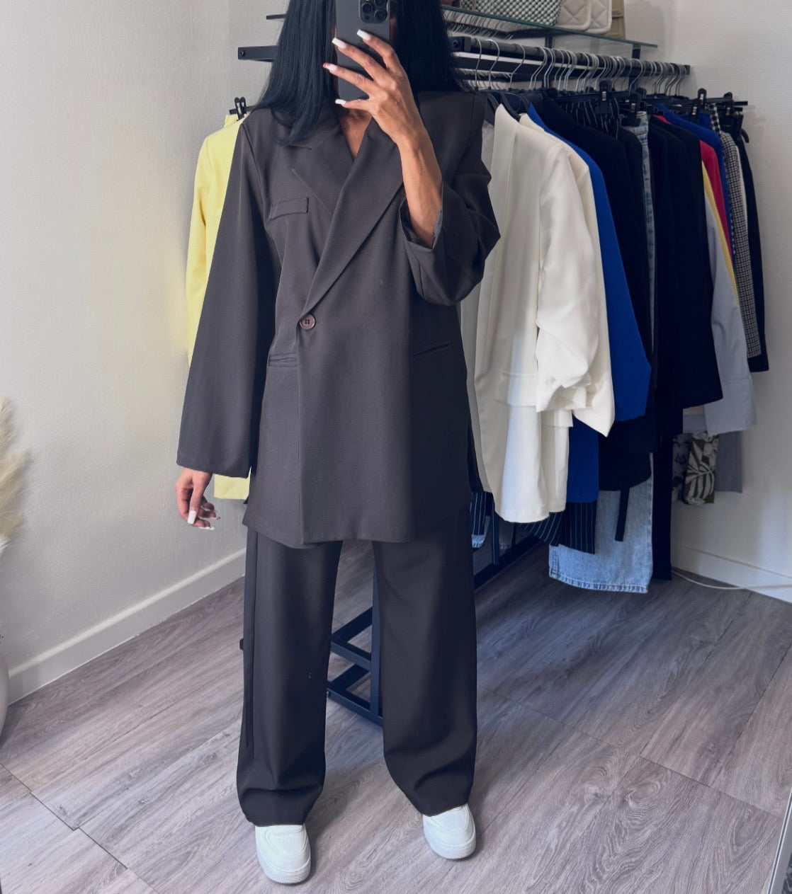 Tailleur LOUBA BRUN ANTHRACITE