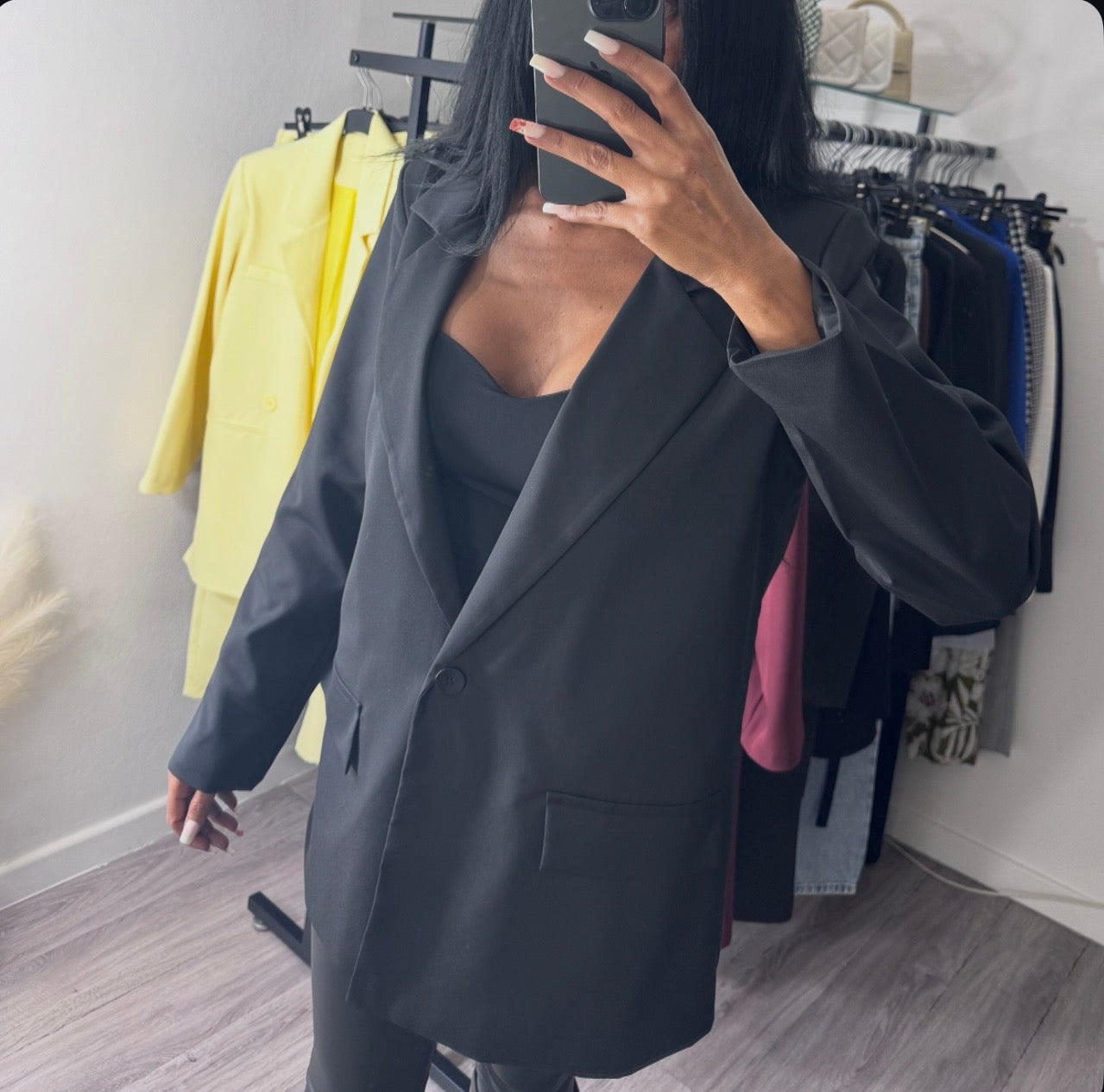 VESTE AMAYA NOIR