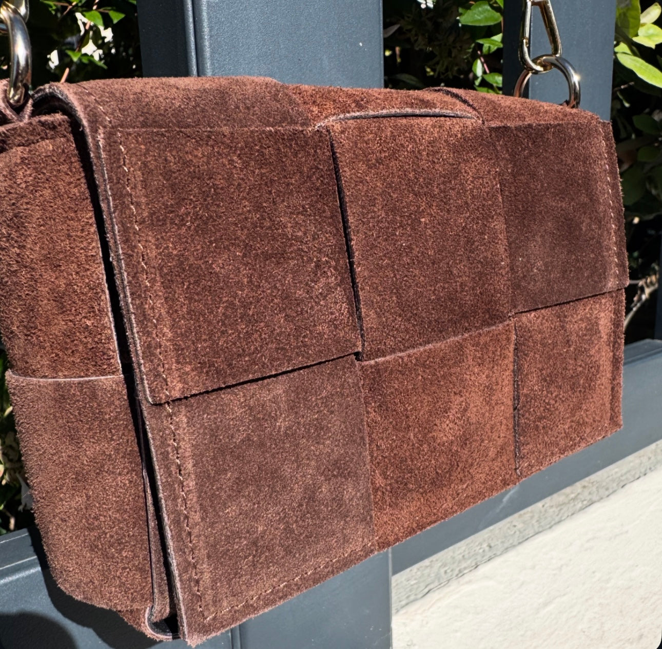 SAC Mini CUIR DAIM SIYA Chocolat