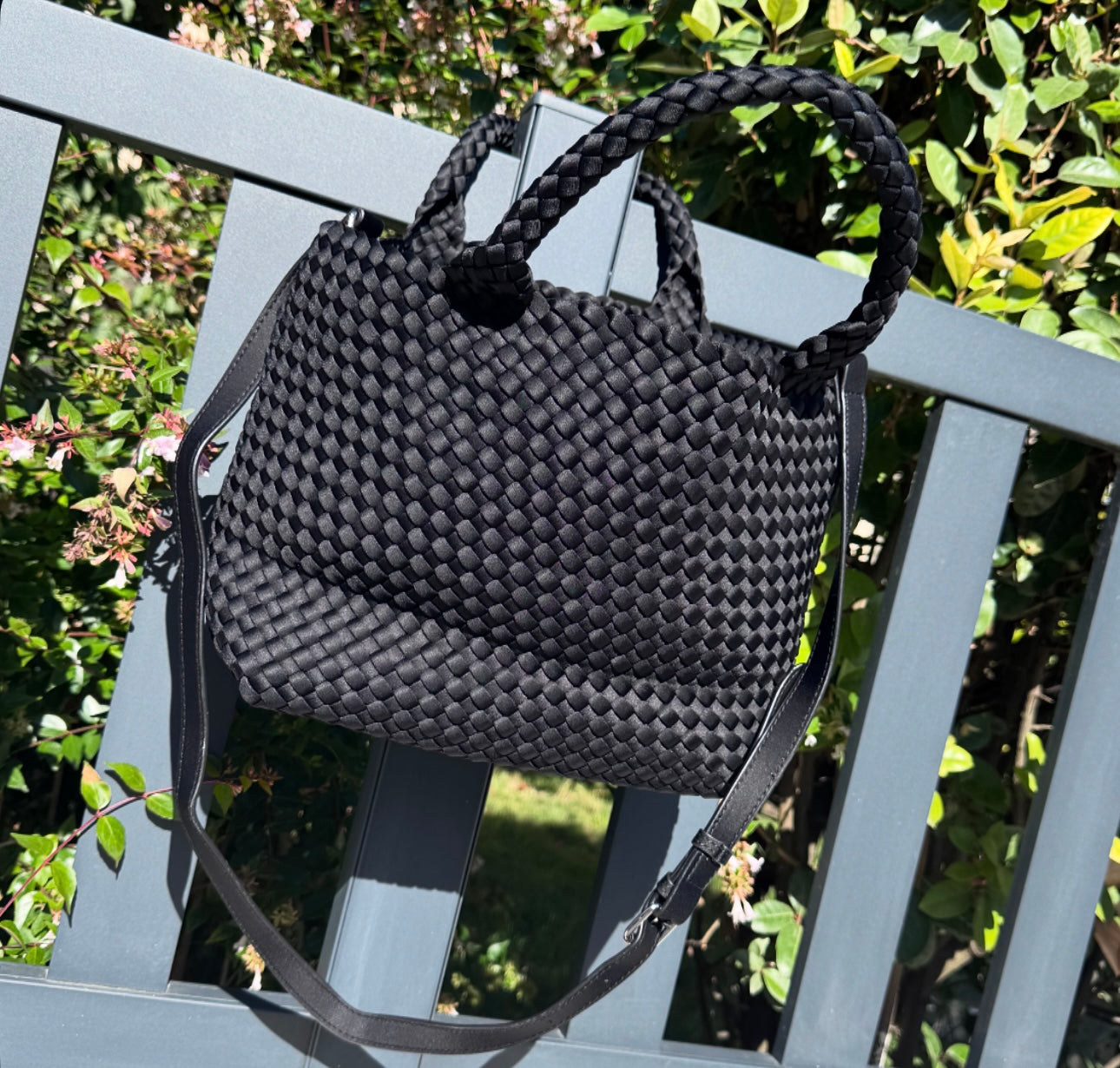 SAC Fourre-tout Tressé ALMA Noir