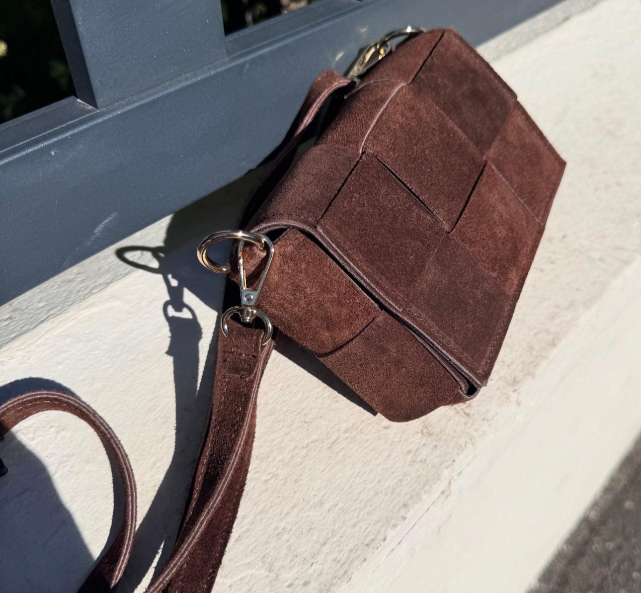 SAC Mini CUIR DAIM SIYA Chocolat