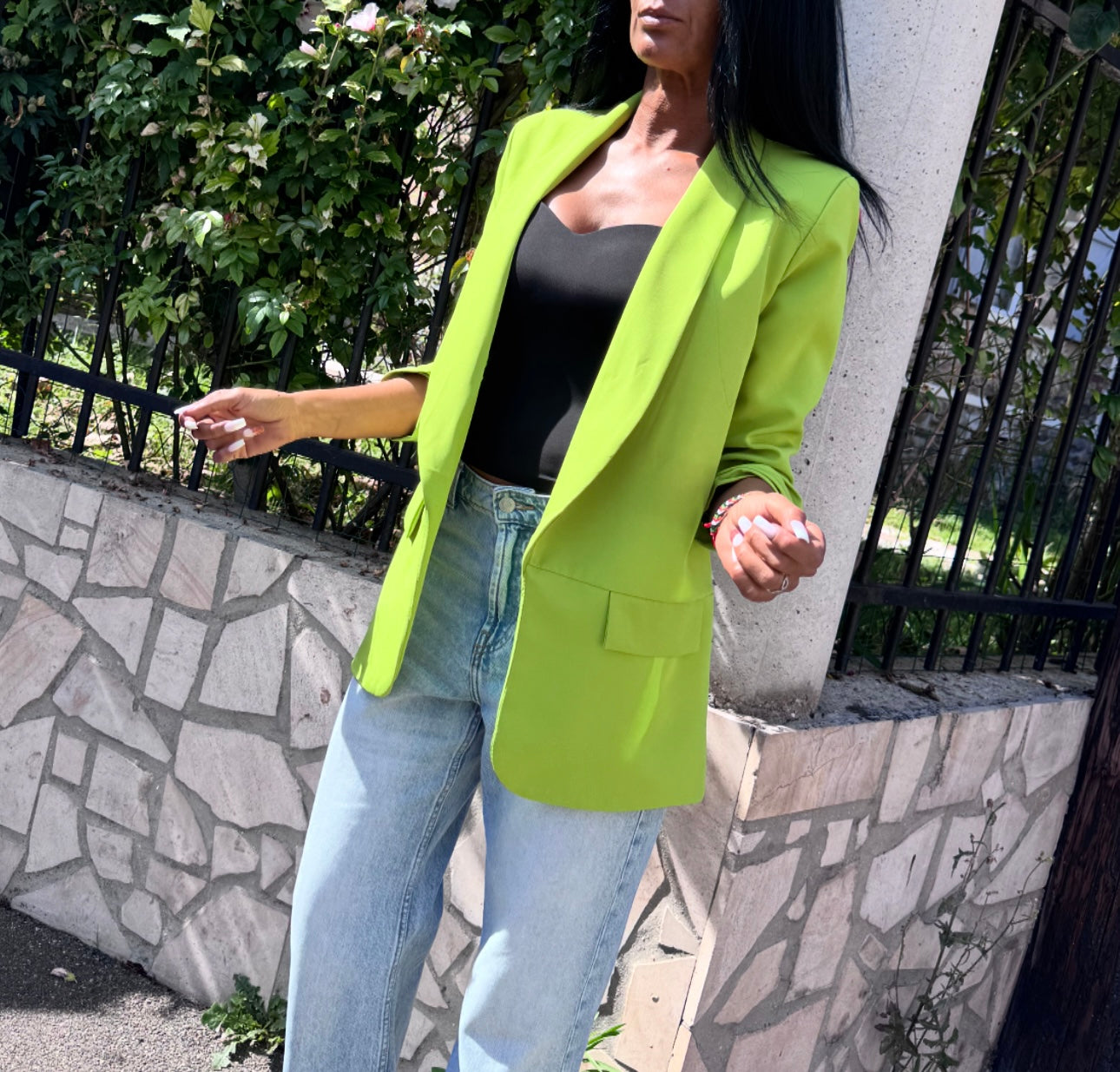 VESTE HARA VERT PISTACHE