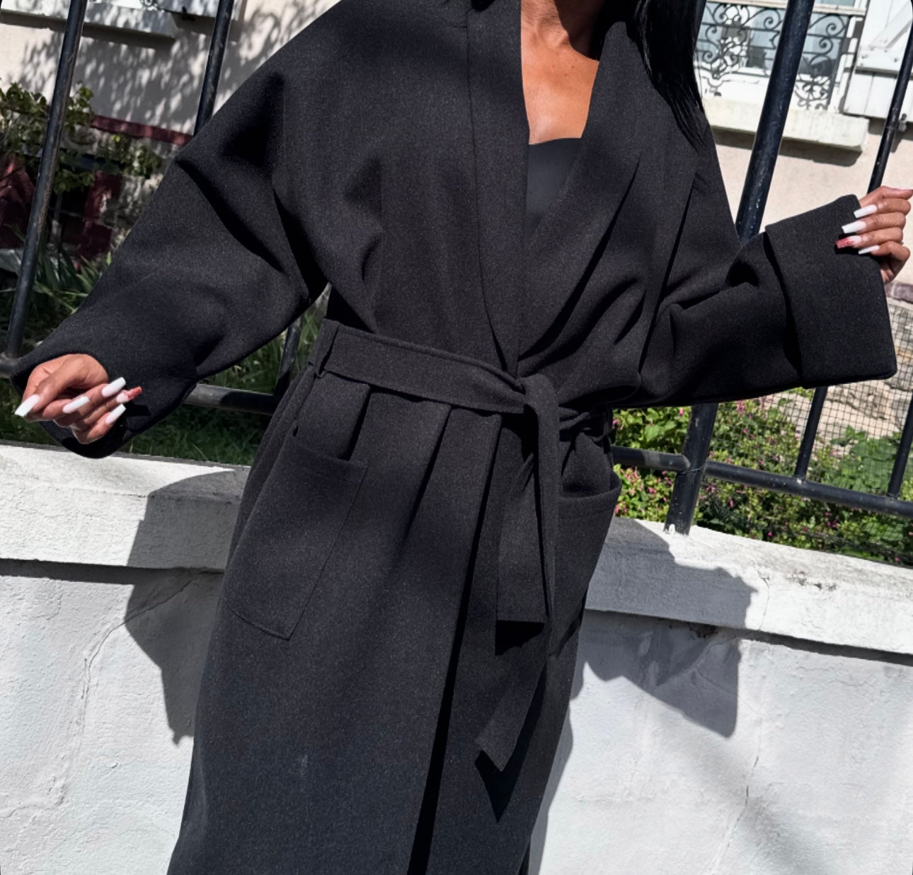 Manteau Oversize LIZA Noir