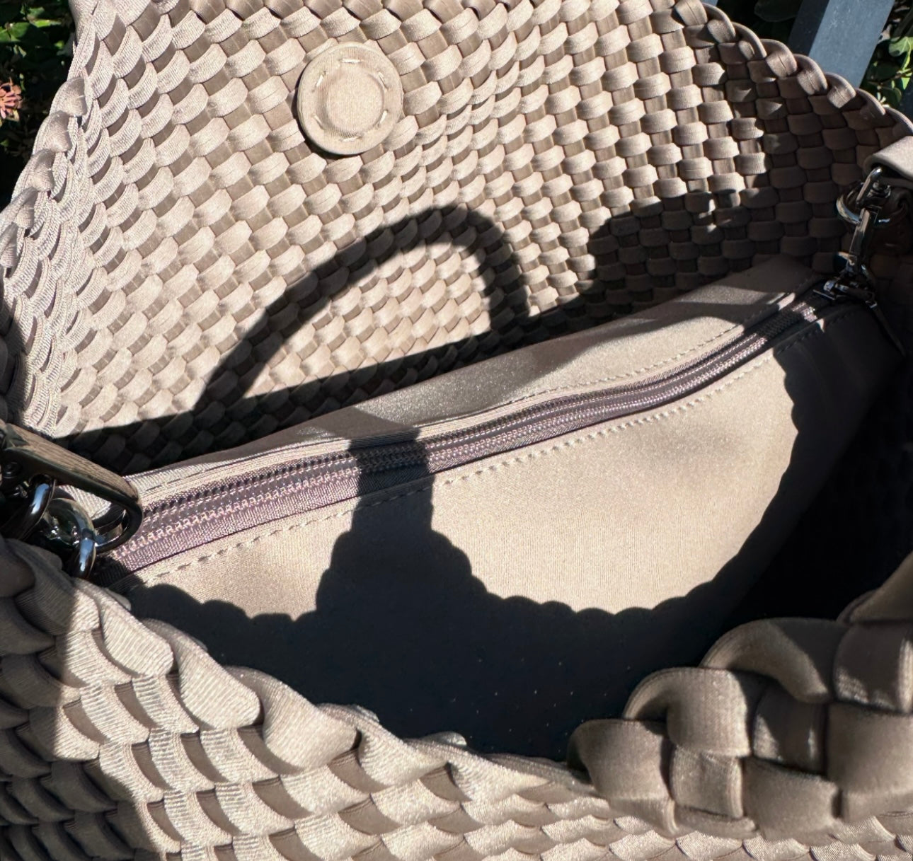 SAC Fourre-tout Tressé ALMA Beige