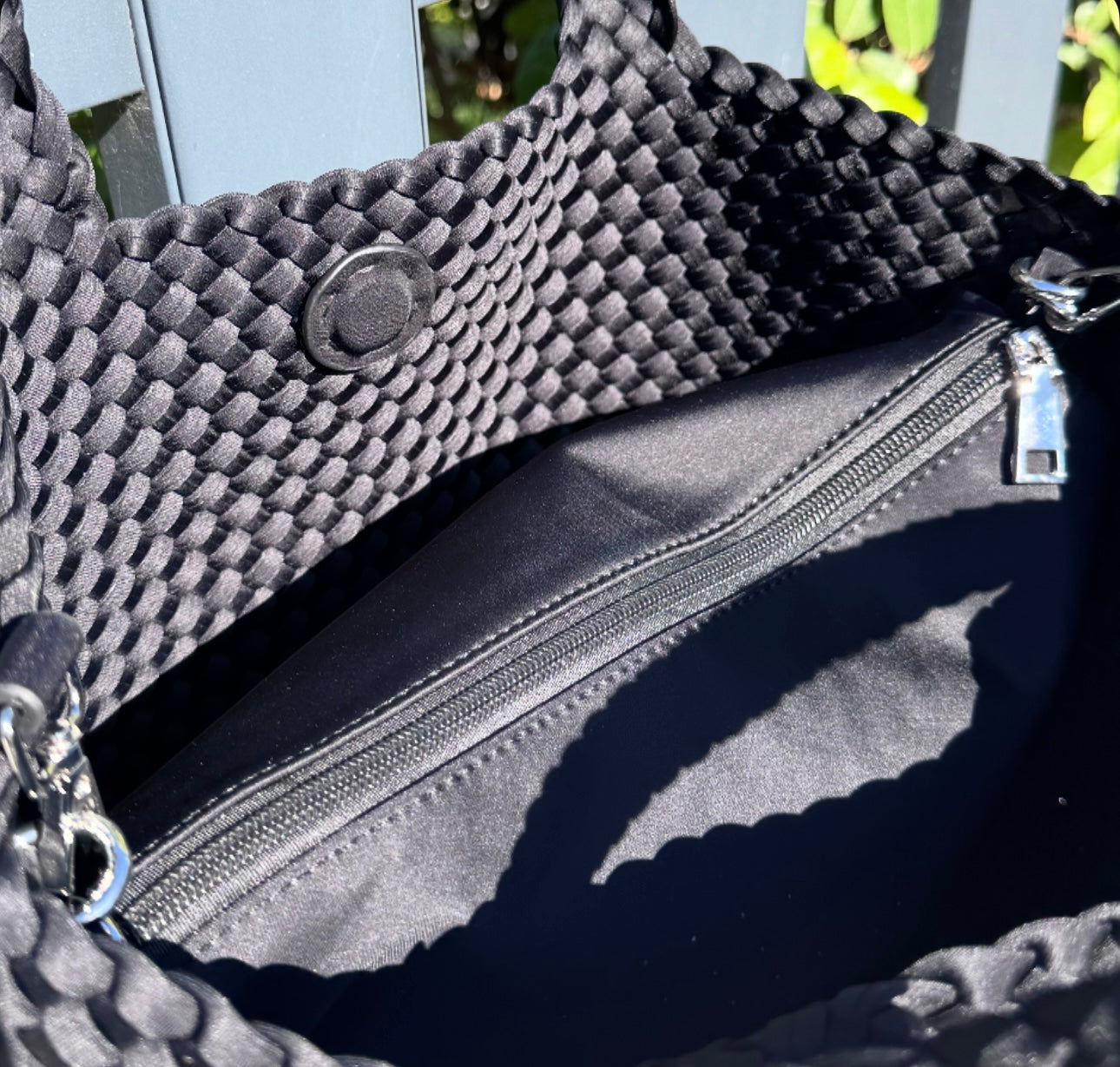 SAC Fourre-tout Tressé ALMA Noir