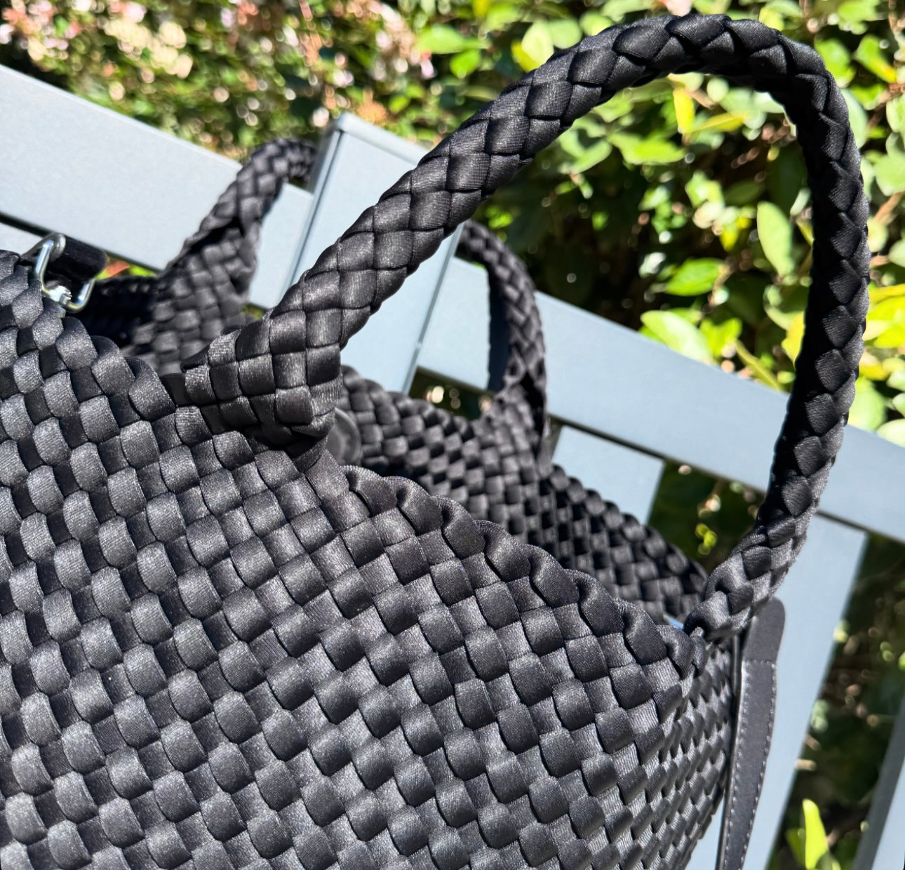 SAC Fourre-tout Tressé ALMA Noir