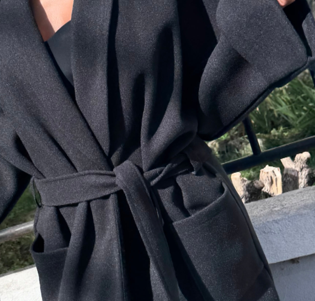 Manteau Oversize LIZA Noir