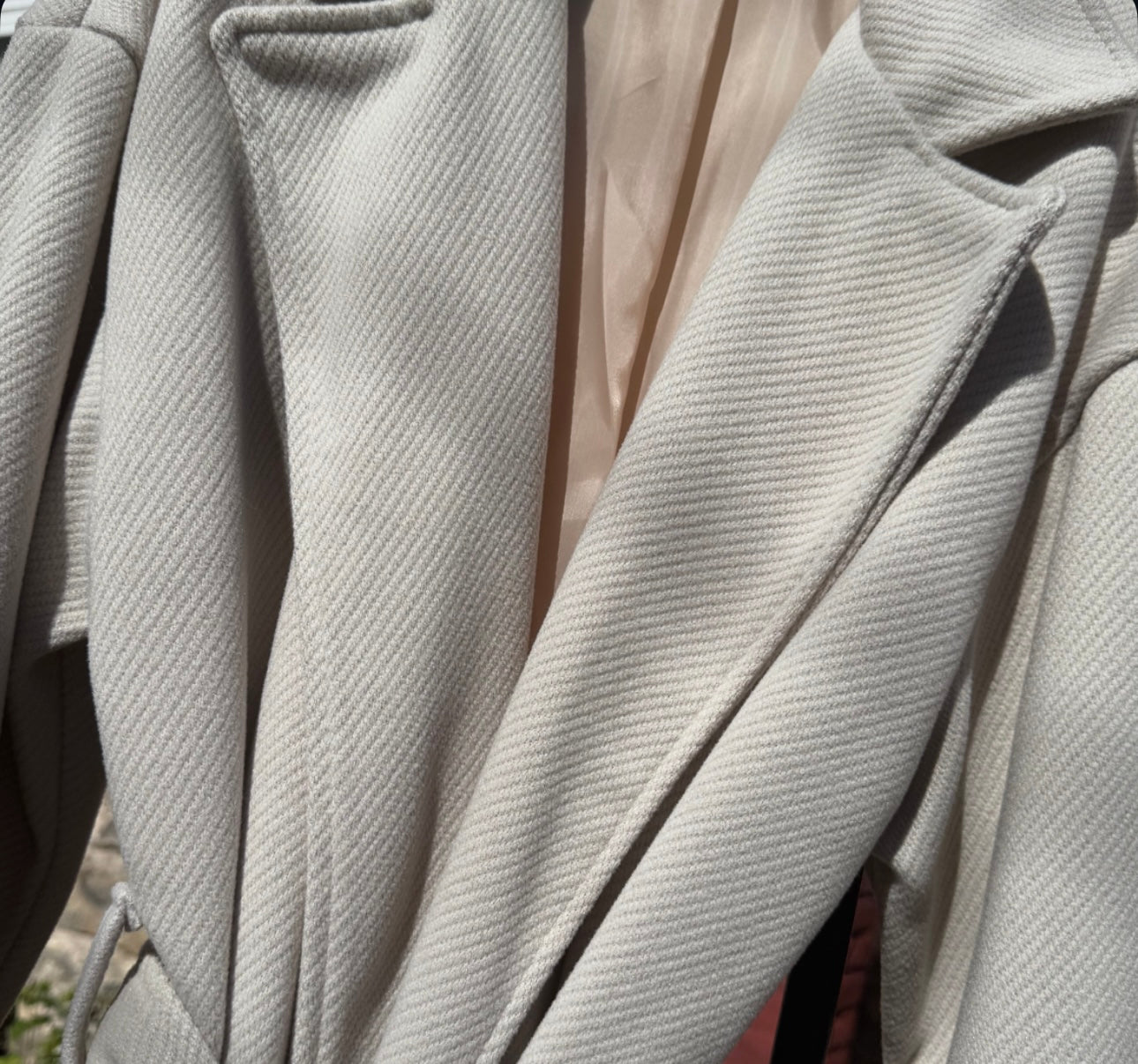 Trench Épais Oversize BAYA Beige Clair
