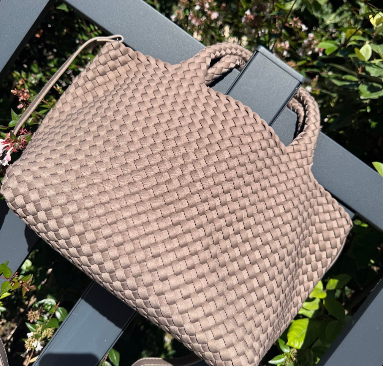 SAC Fourre-tout Tressé ALMA Beige