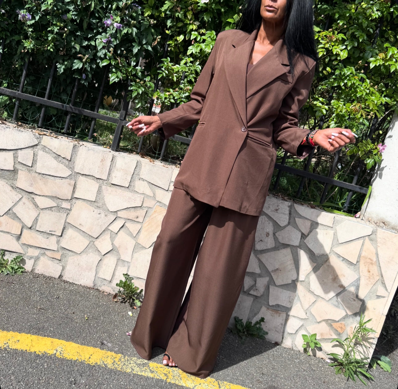 Tailleur LUANA Chocolat
