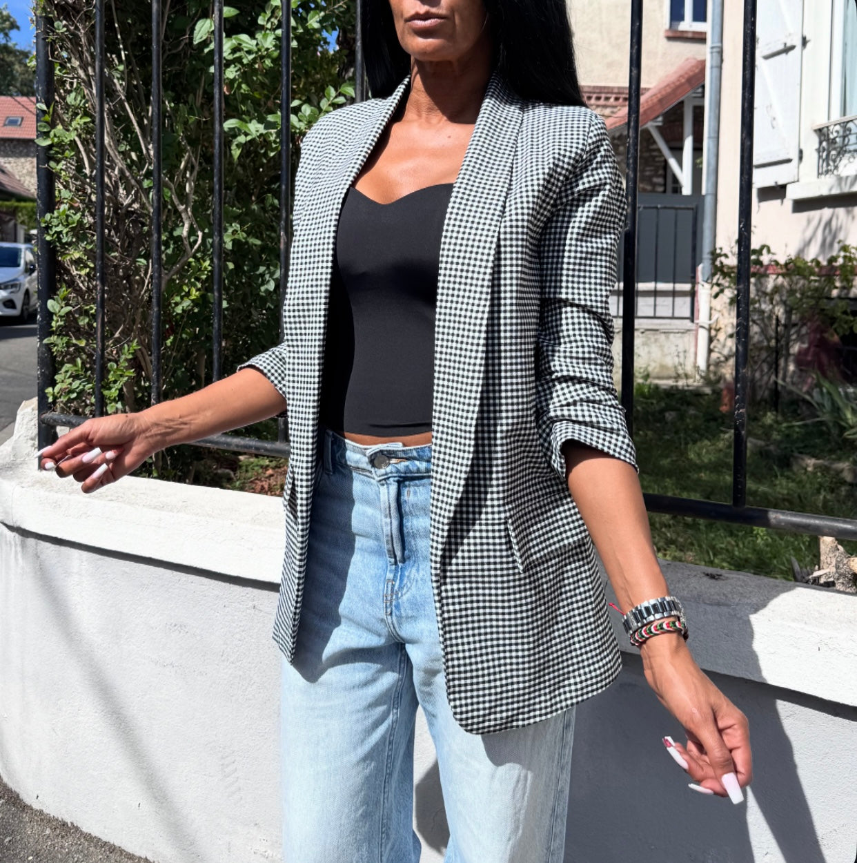 VESTE HARA Carreaux