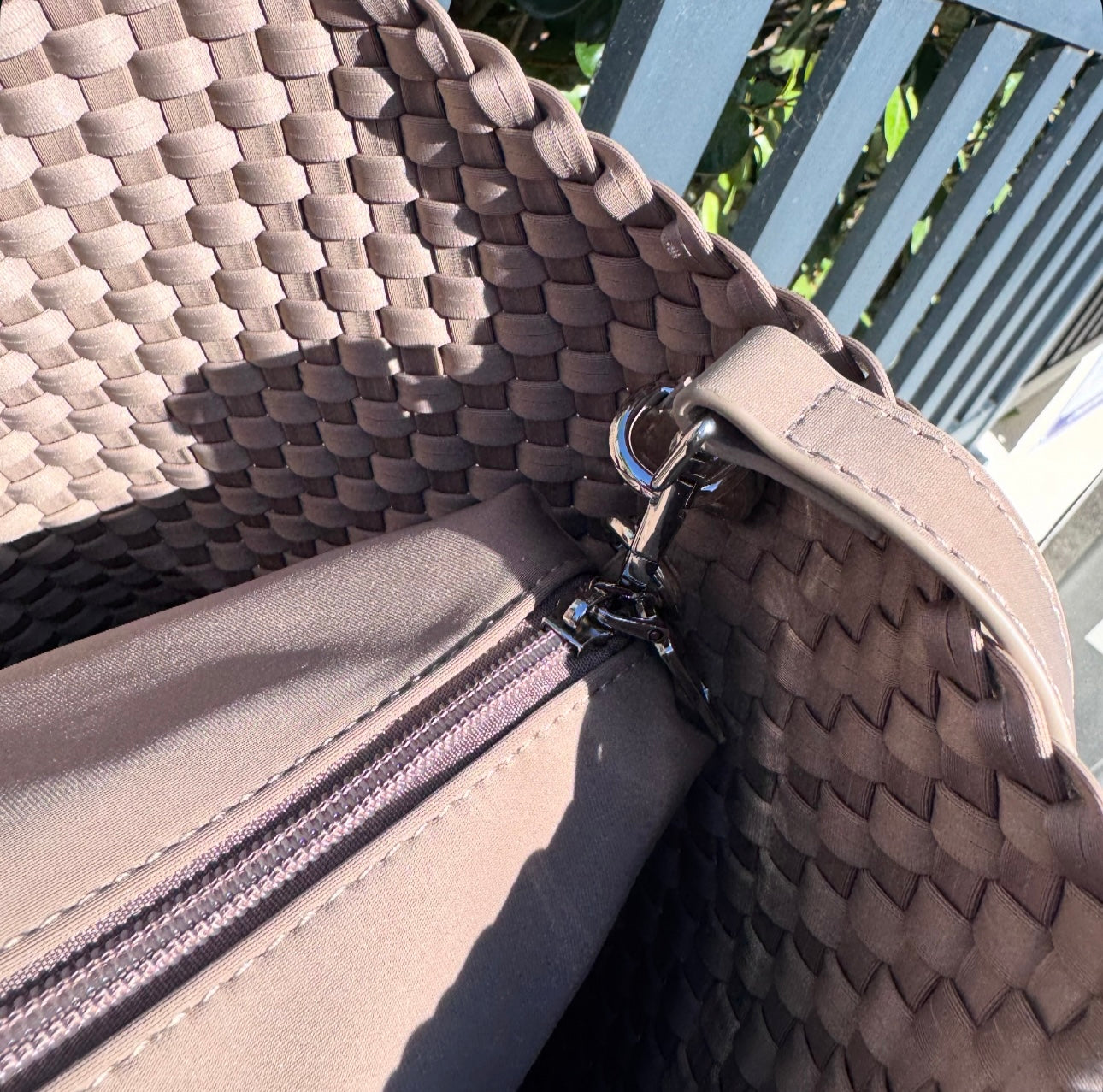 SAC Fourre-tout Tressé ALMA Beige