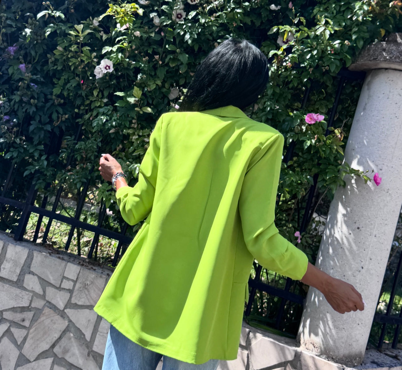 VESTE HARA VERT PISTACHE
