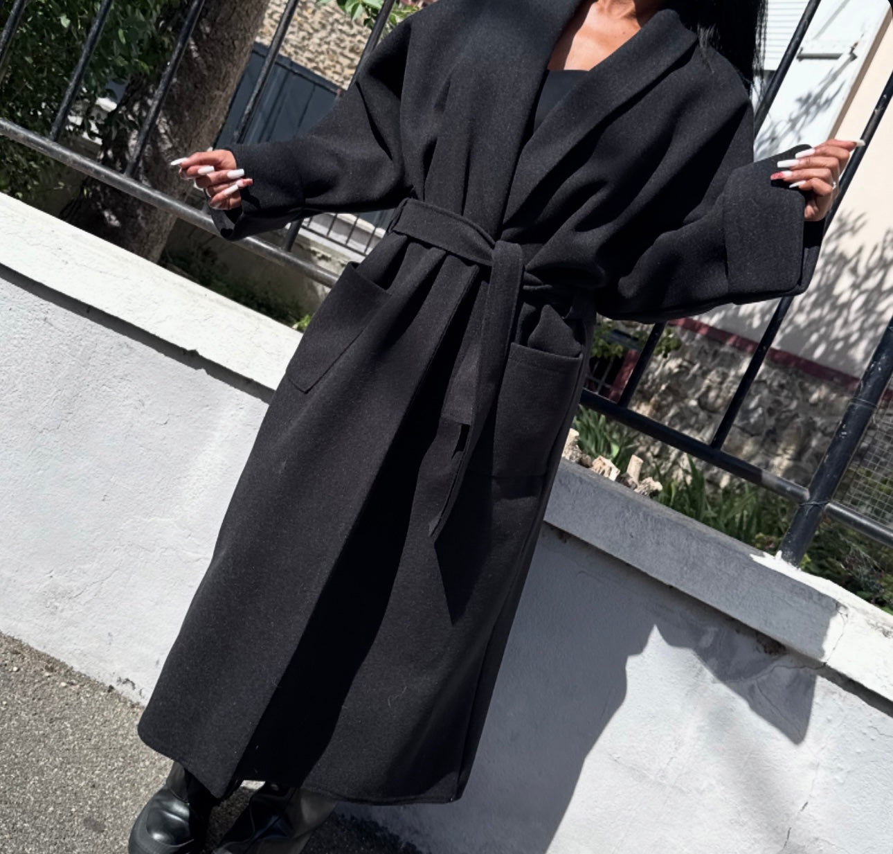 Manteau Oversize LIZA Noir