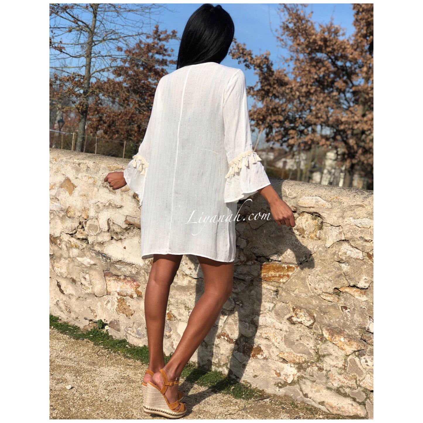 Robe Tunique Modèle NITYA ÉCRU