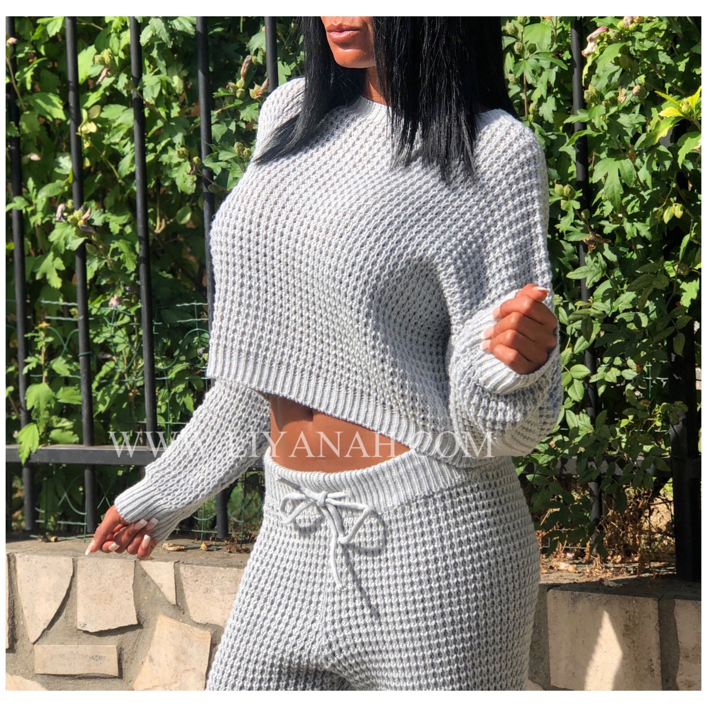 Ensemble Pull + Pantalon Modèle OLIVIA GRIS