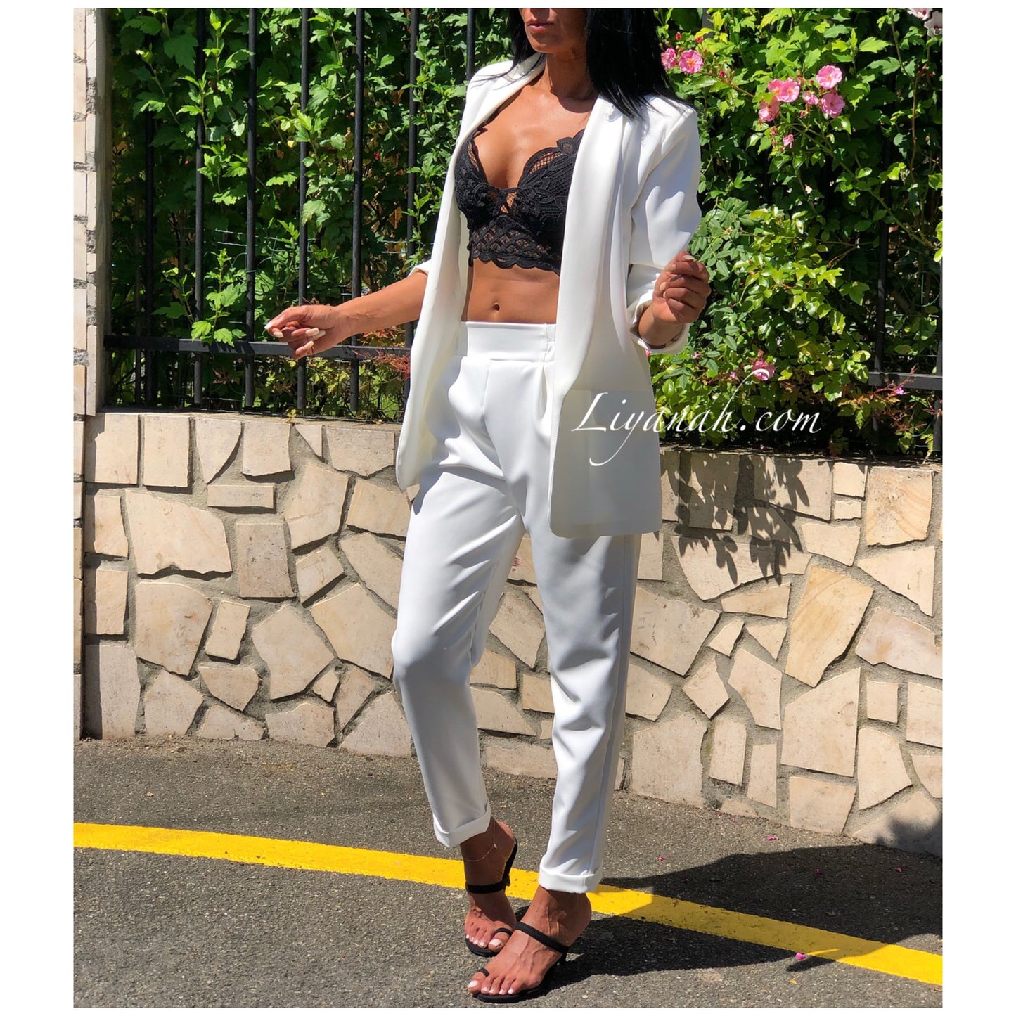 Pantalon Modèle HARA BLANC