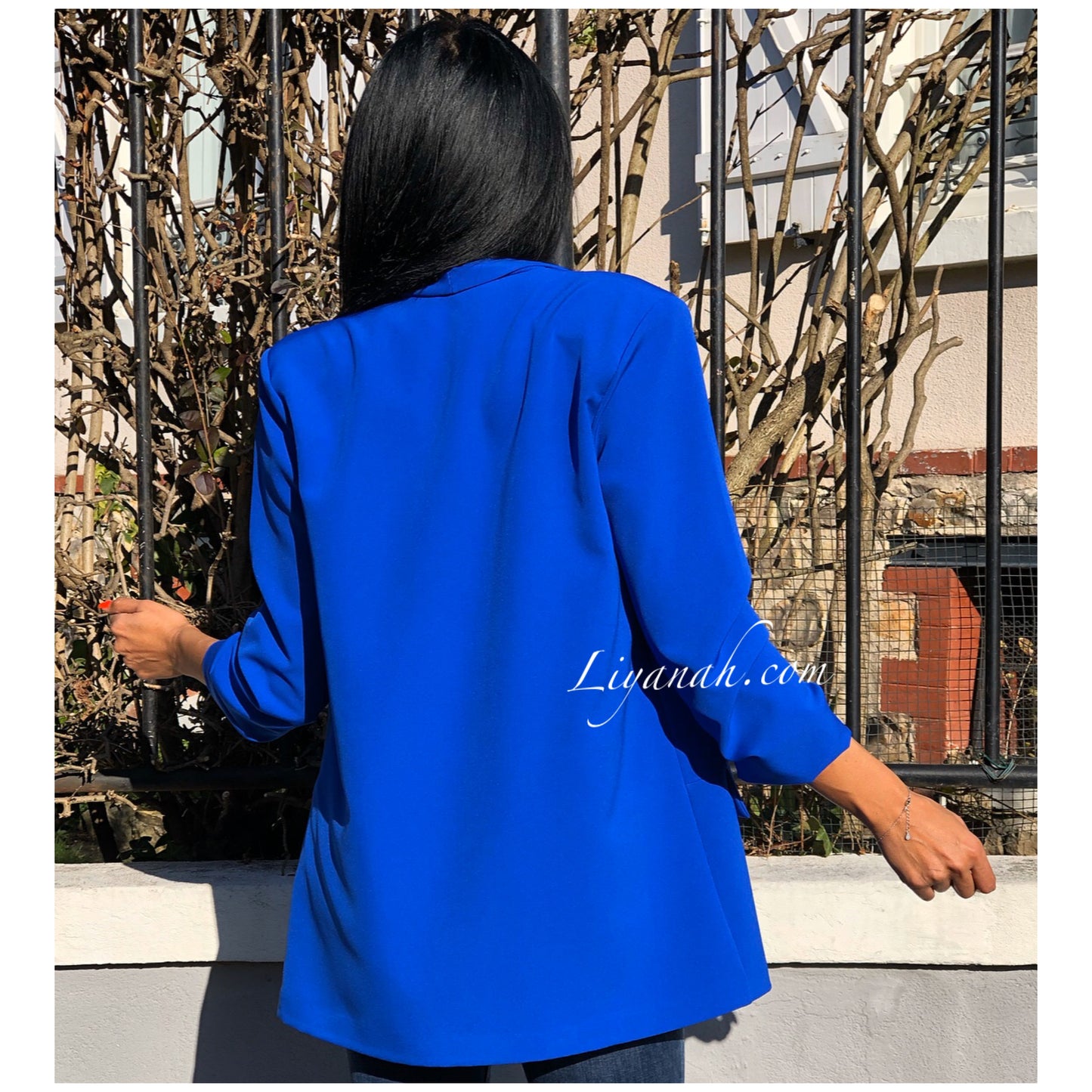 Veste HARA BLEU Électrique
