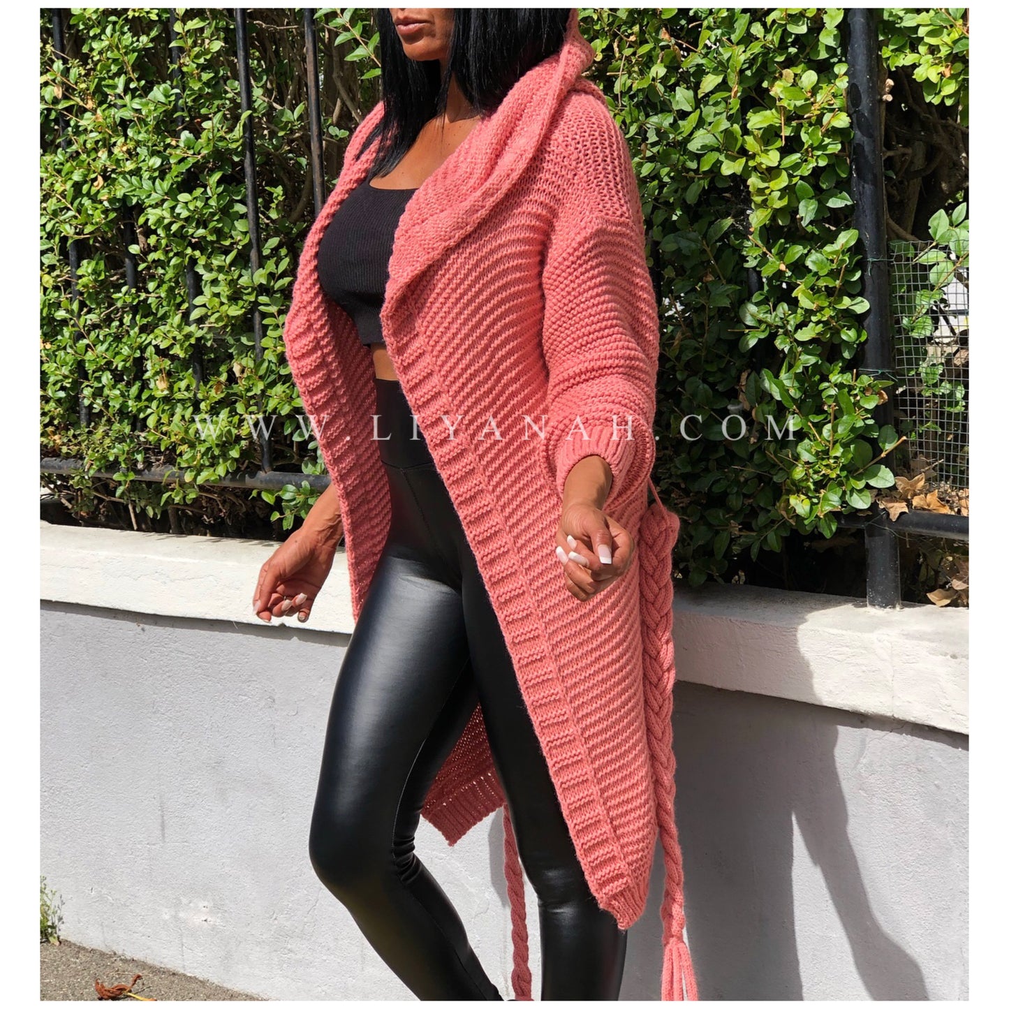 Gilet Modèle CHAYMA ROSE BRIQUE