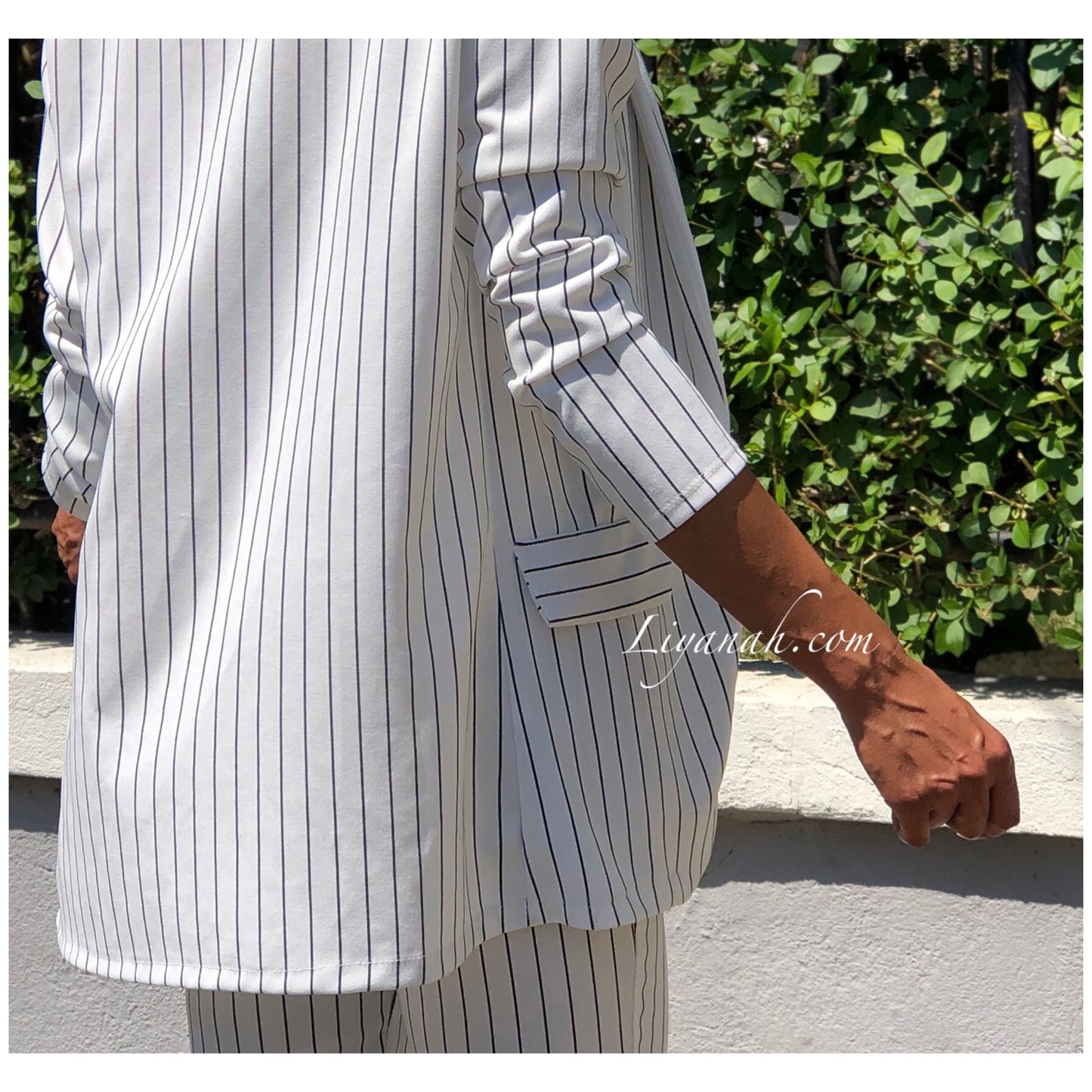 Tailleur Fluide Modèle ZYLIA BLANC