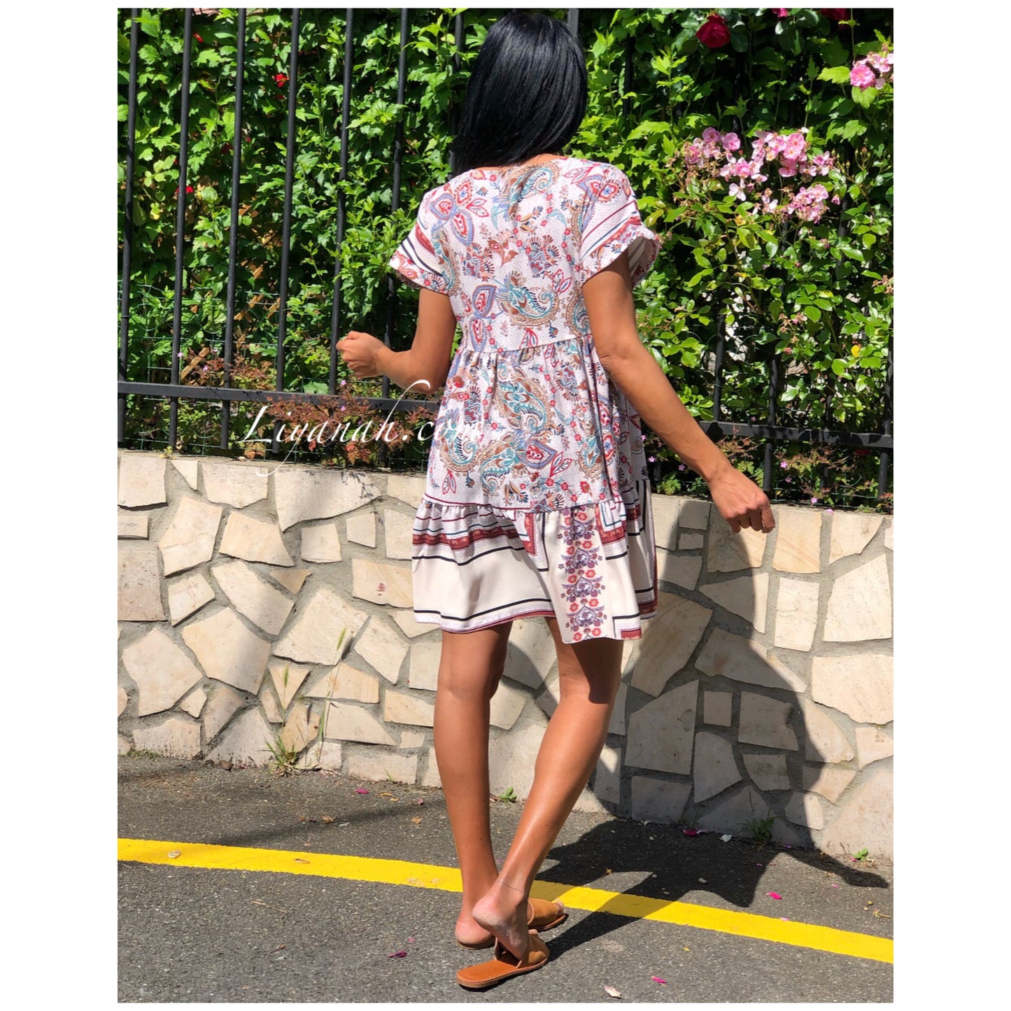 ROBE Courte Modèle ANEA BEIGE