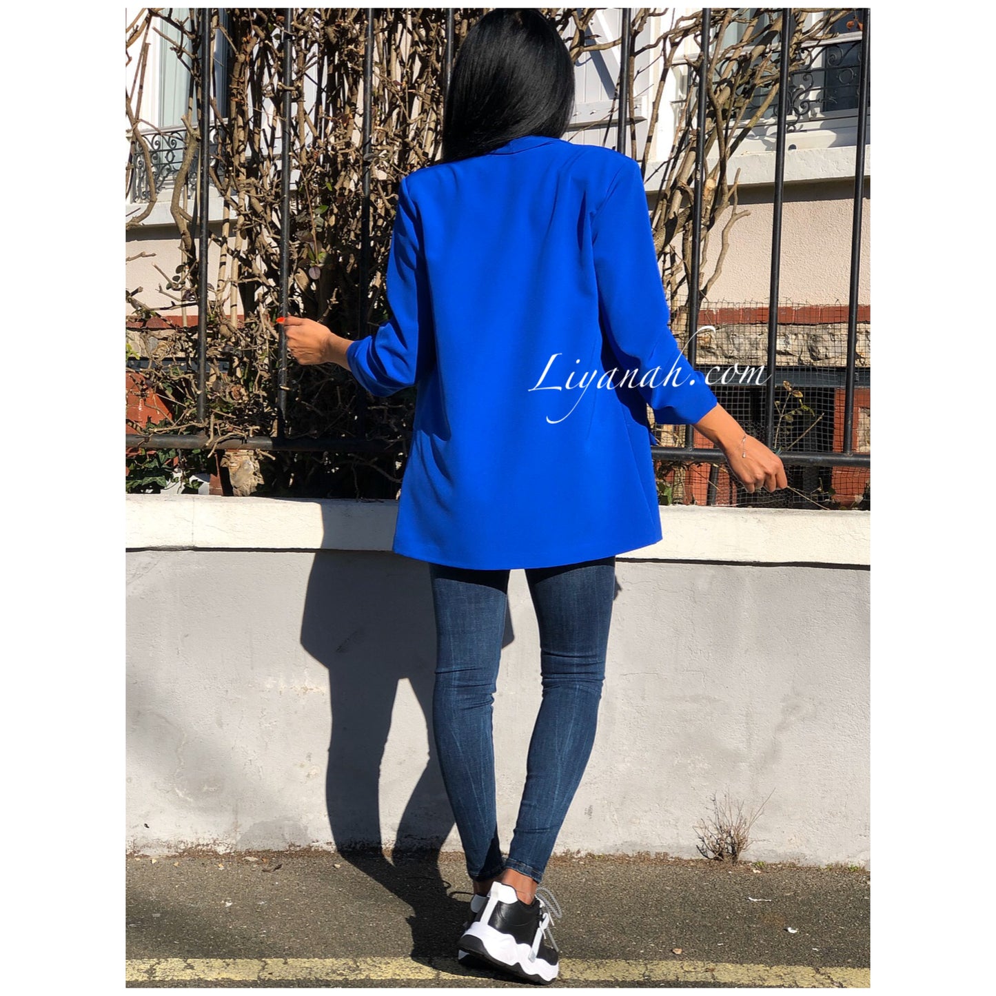 Veste HARA BLEU Électrique