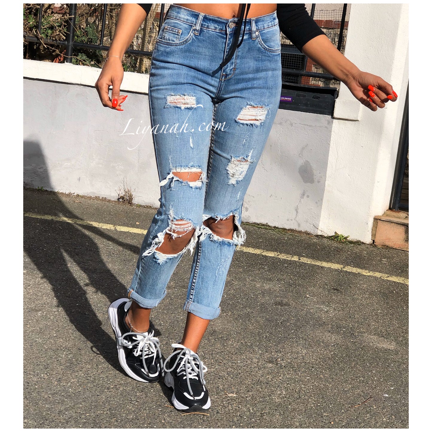 Jean Boyfriend DESTROY Modèle TAYNA