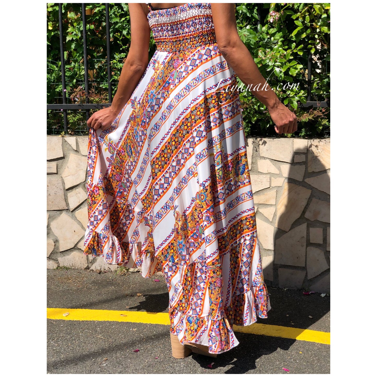 ROBE Modèle YELIZ BLANC