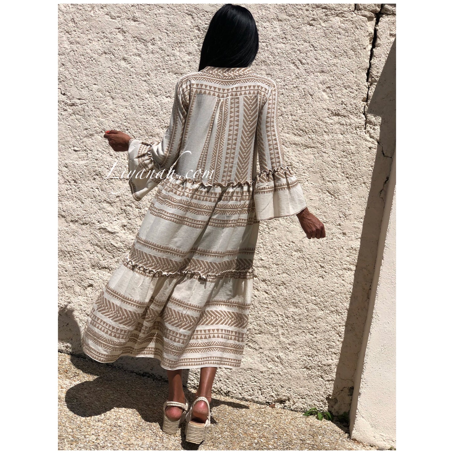 Robe Modèle MARJANE BEIGE