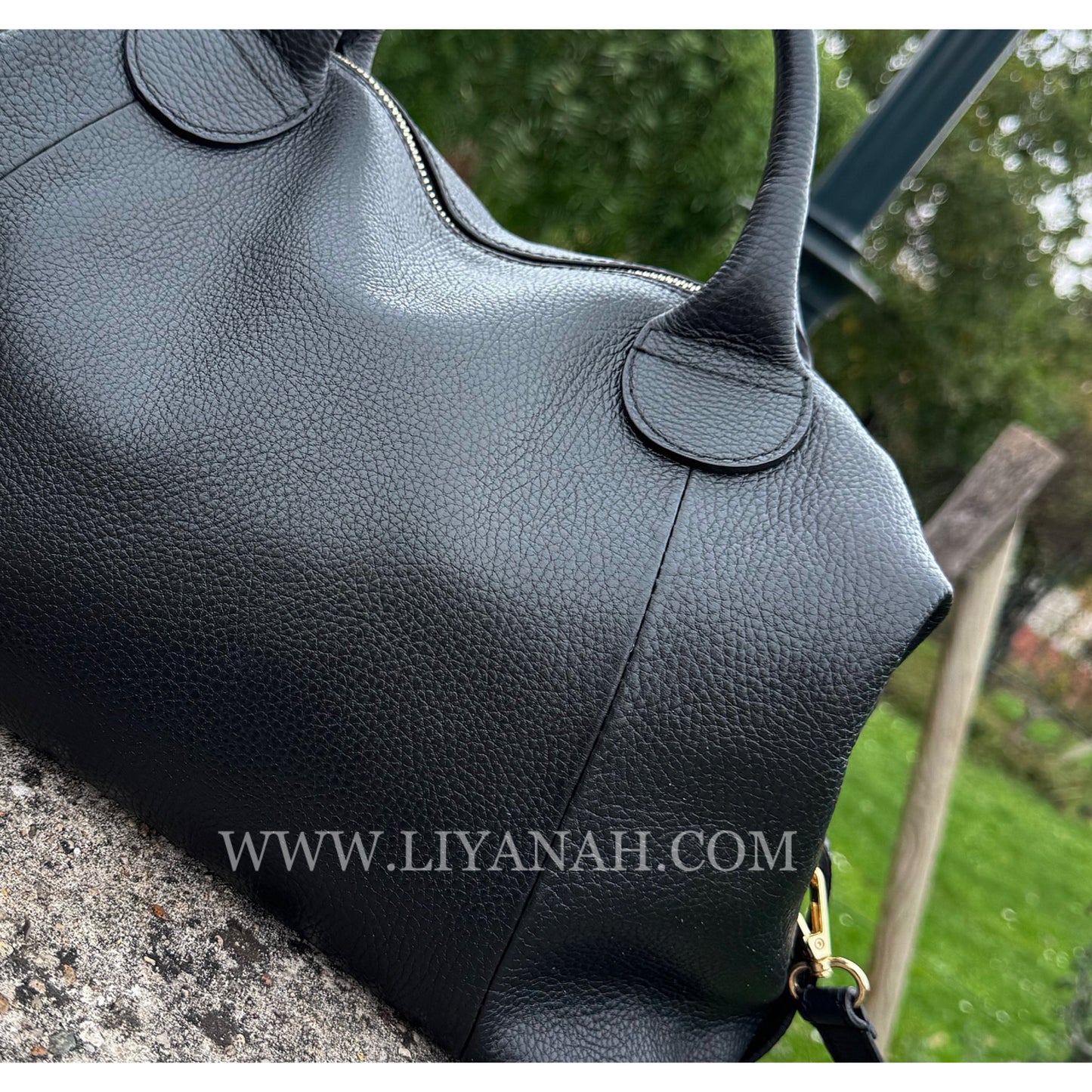 SAC FOURRE-TOUT CUIR OUZOI NOIR