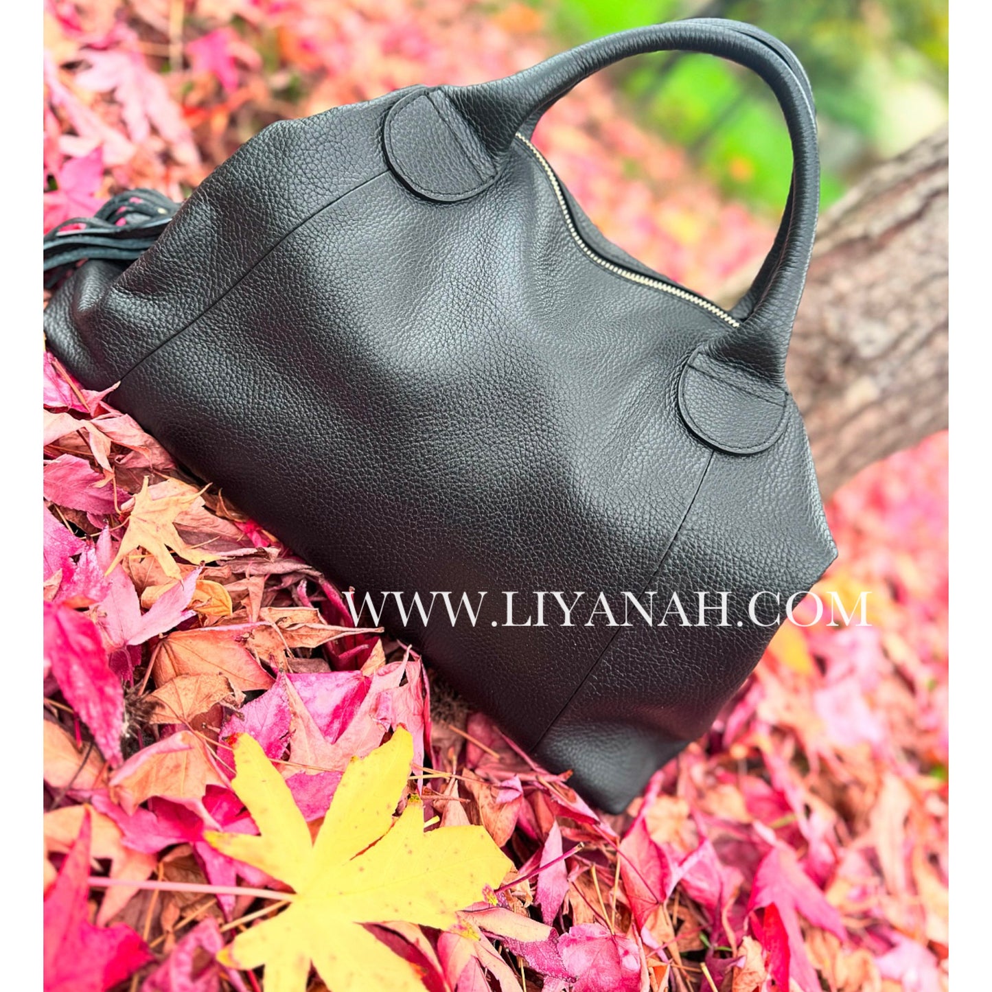 SAC FOURRE-TOUT CUIR OUZOI NOIR