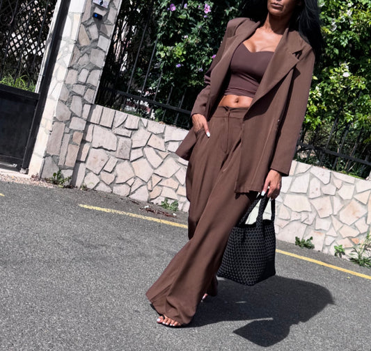 Tailleur LUANA Chocolat