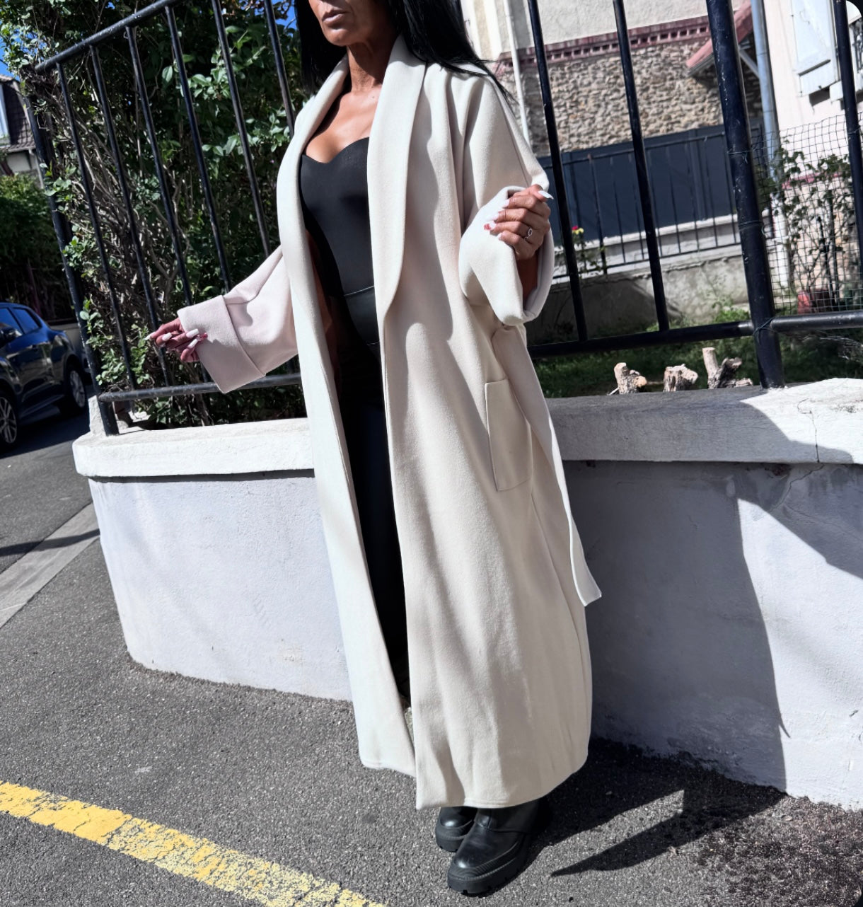 Manteau Oversize LIZA Beige