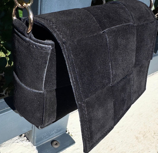 SAC Mini CUIR DAIM SIYA Noir