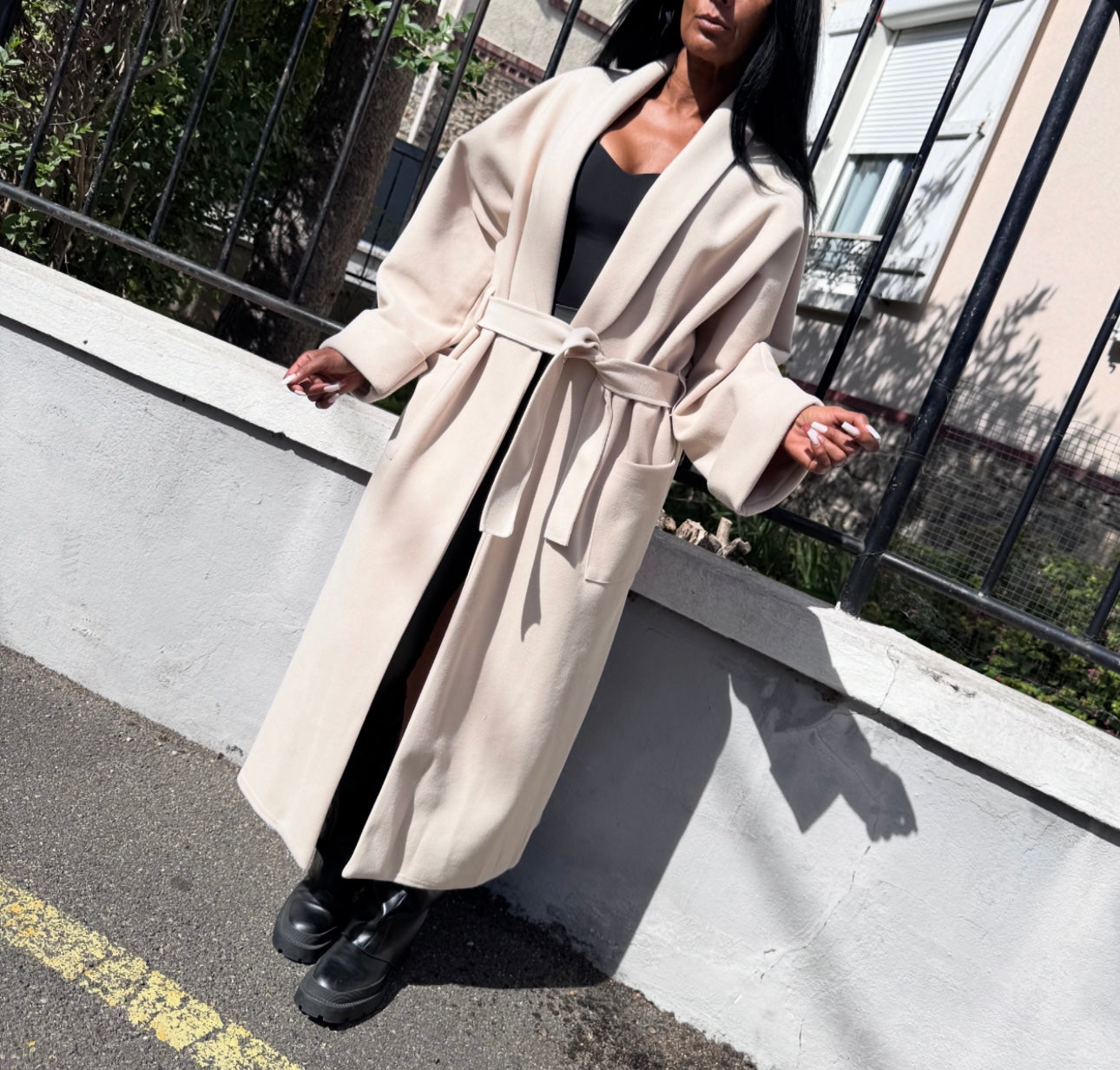 Manteau Oversize LIZA Beige