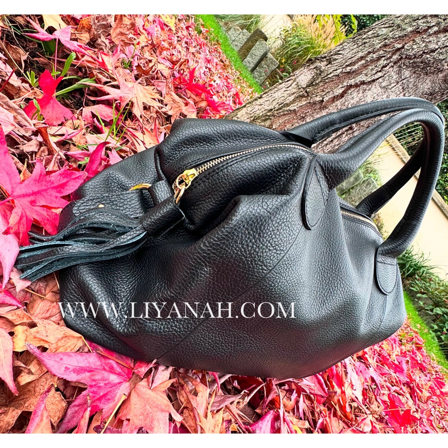 SAC FOURRE-TOUT CUIR OUZOI NOIR