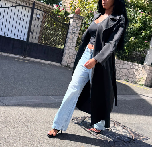 Trench long TYANA Noir