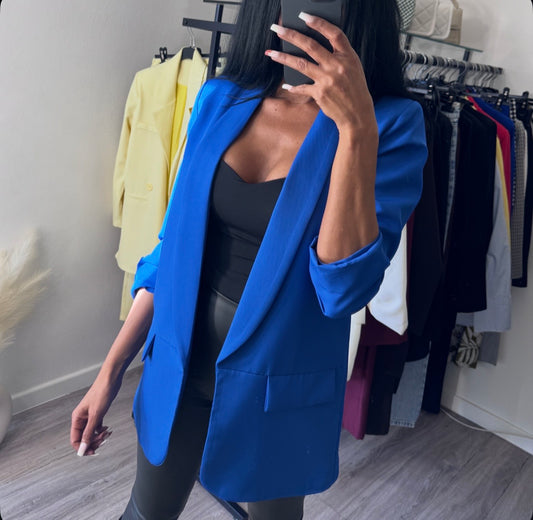 Veste HARA BLEU Électrique