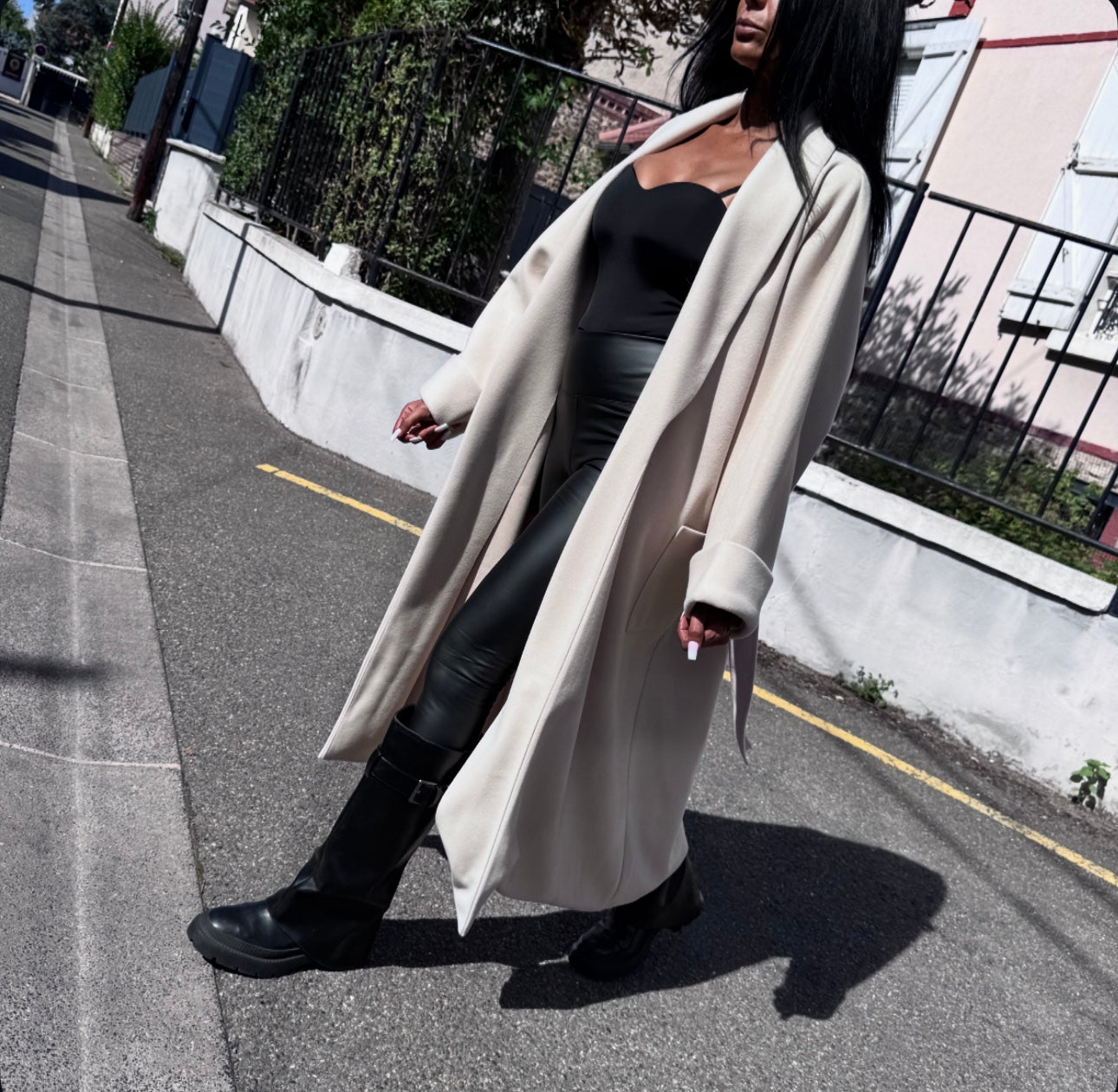 Manteau Oversize LIZA Beige